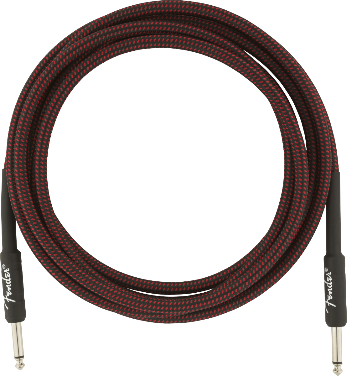 Fender®  Professional Series Instrument Cables, 10', Red Tweed