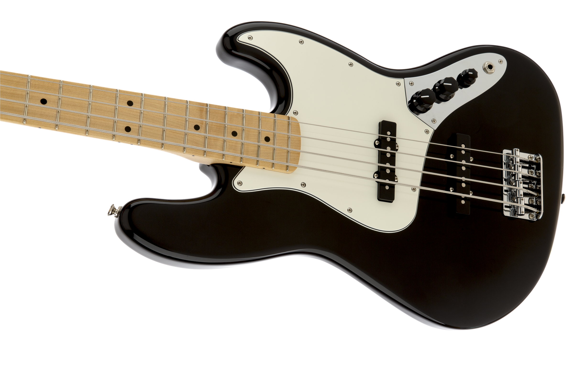 Fender® Standard Jazz Bass®, Maple Fingerboard, Black