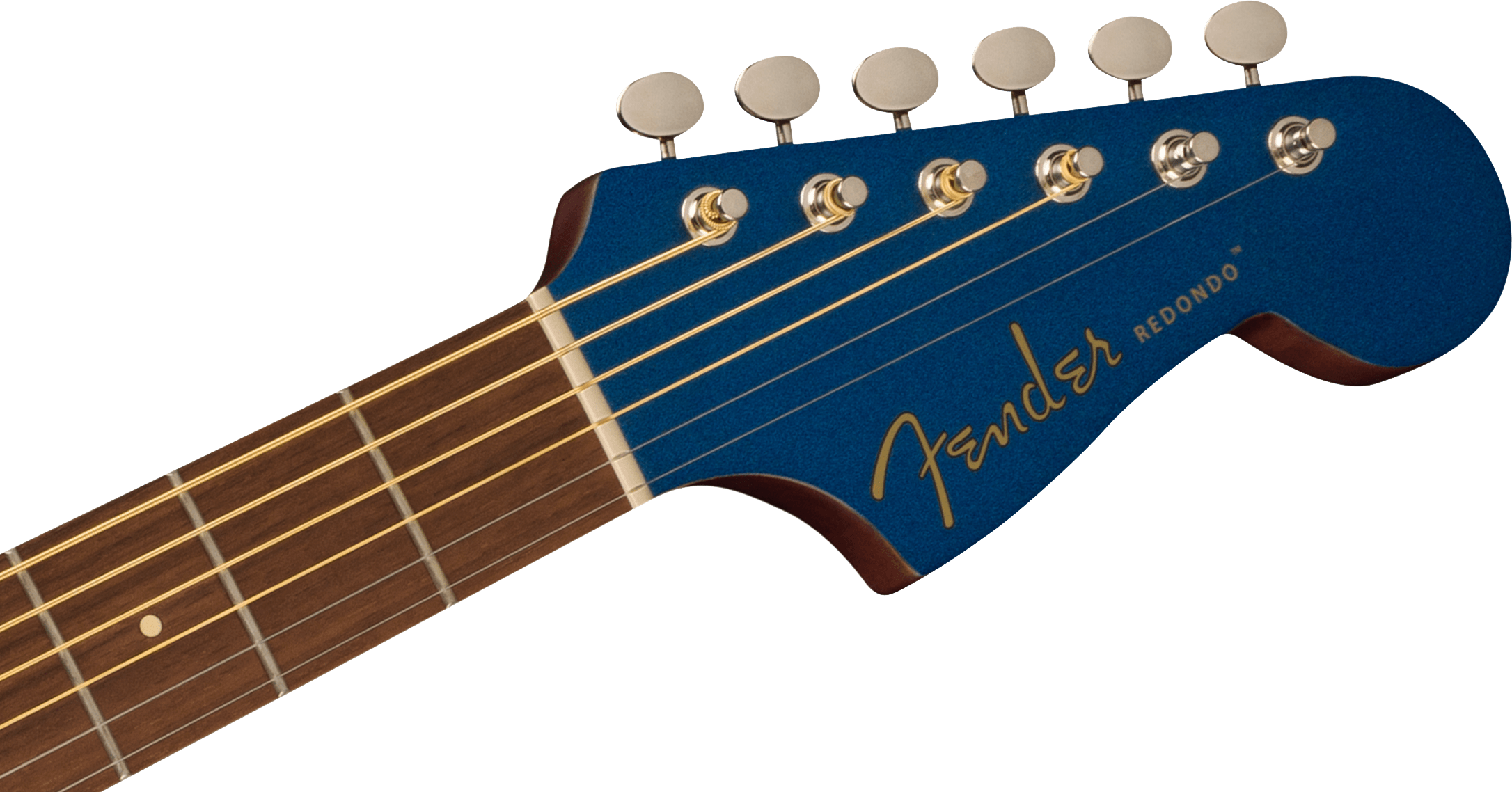 Fender® Redondo Player, Walnut Fingerboard, Tortoiseshell Pickguard, Lake Placid Blue