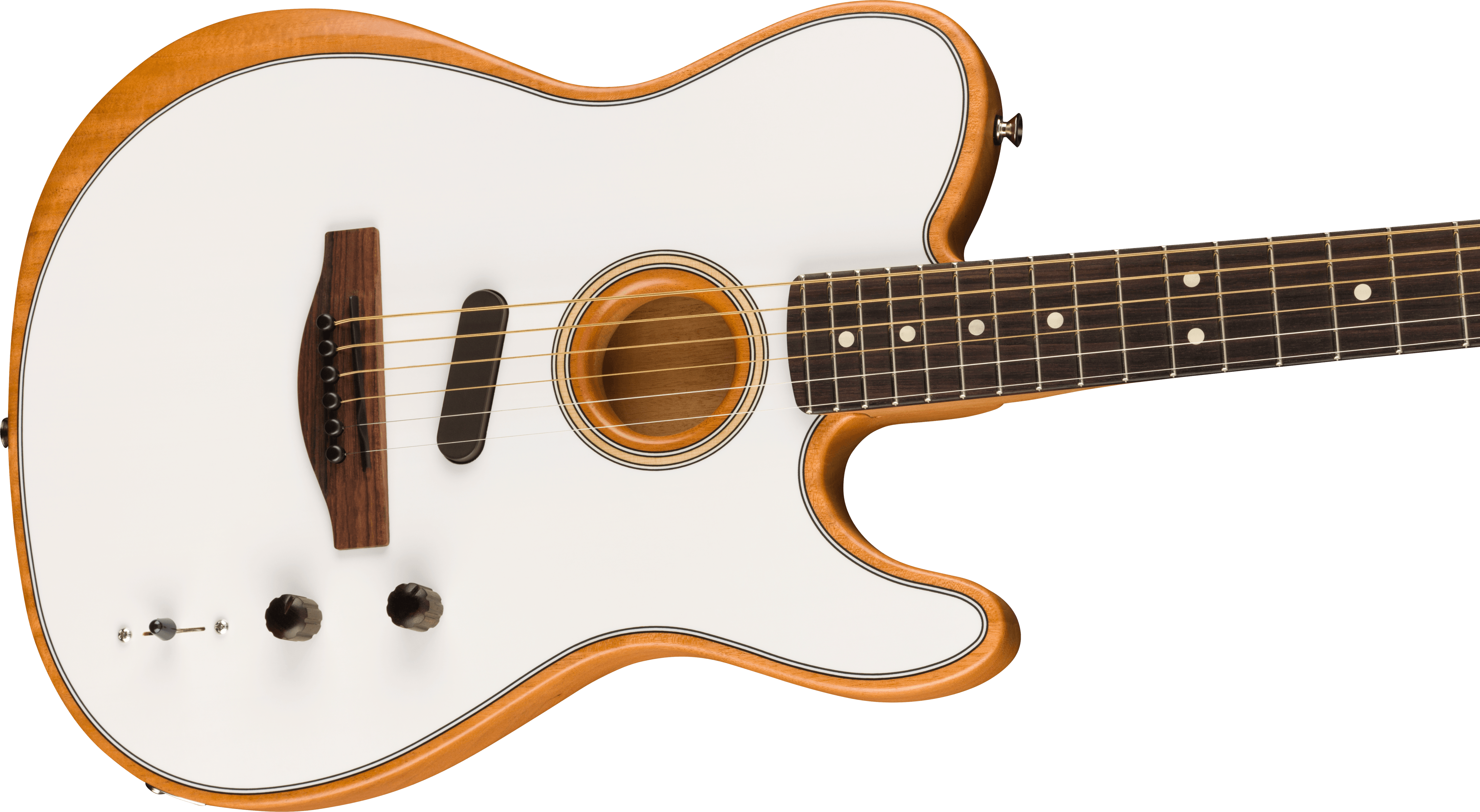 Fender® Acoustasonic® Player Telecaster®, Rosewood Fingerboard, Arctic White