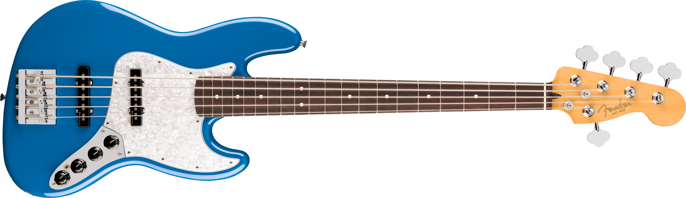 Fender® Player II Modified Active Jazz Bass® V, Rosewood Fingerboard, Electric Blue