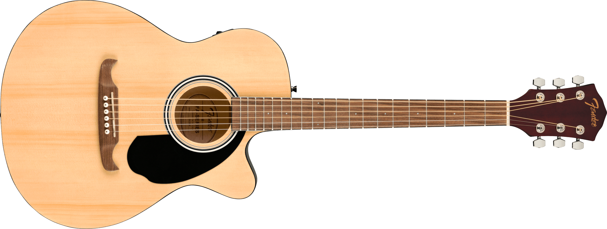 Fender® FA-135CE Concert, Walnut Fingerboard, Natural
