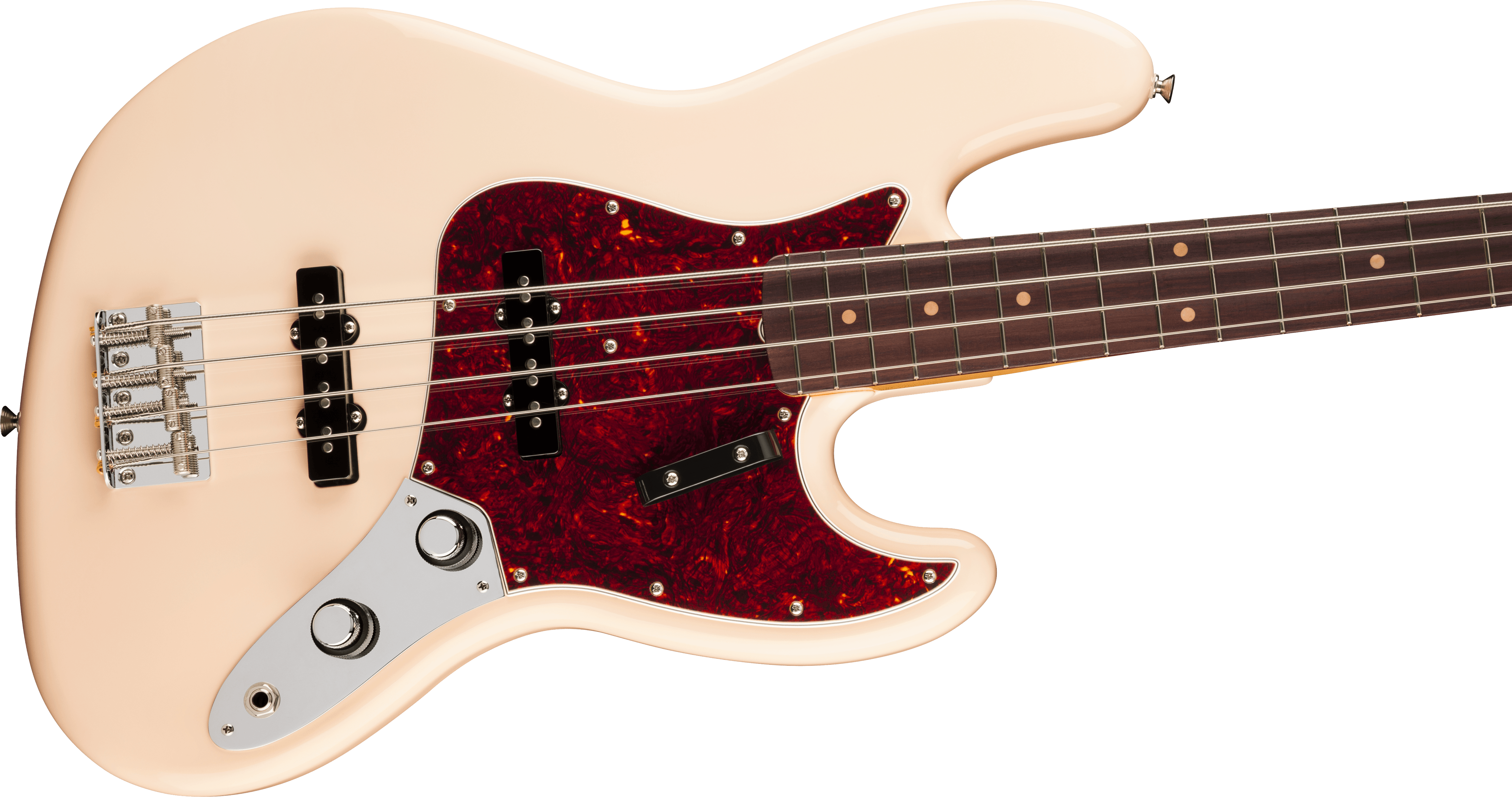 Fender® Vintera® III Early '60s Jazz Bass®, Rosewood Fingerboard, Olympic White