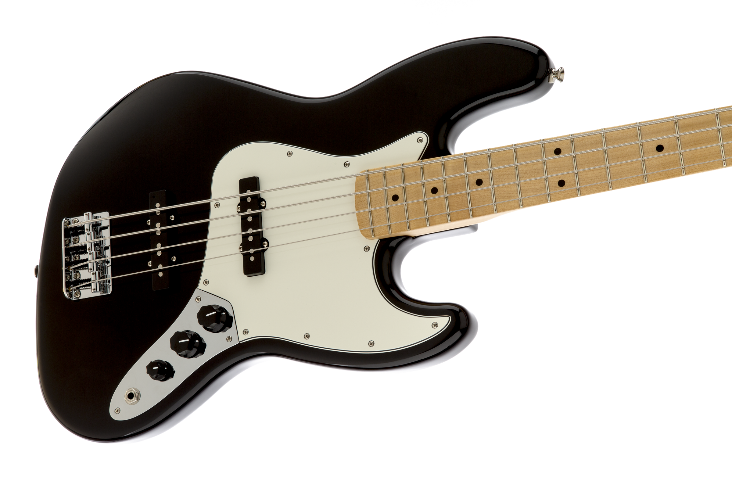 Fender® Standard Jazz Bass®, Maple Fingerboard, Black