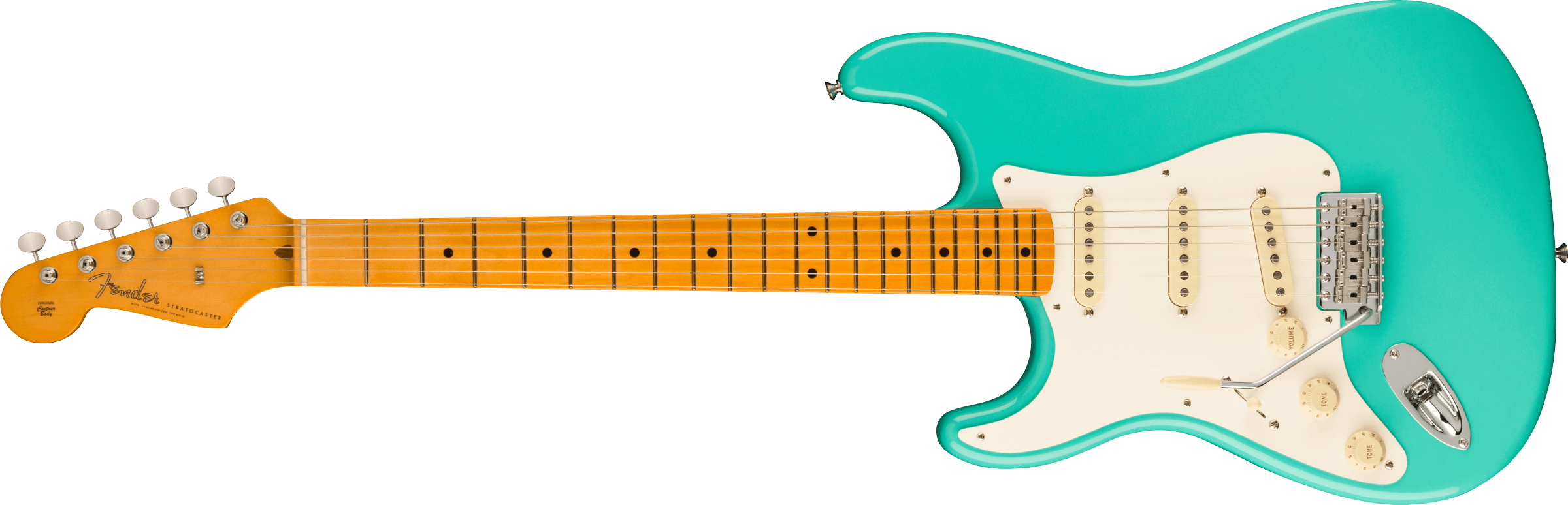 Fender® American Vintage II 1957 Stratocaster® Left-Hand, Maple Fingerboard, Sea Foam Green