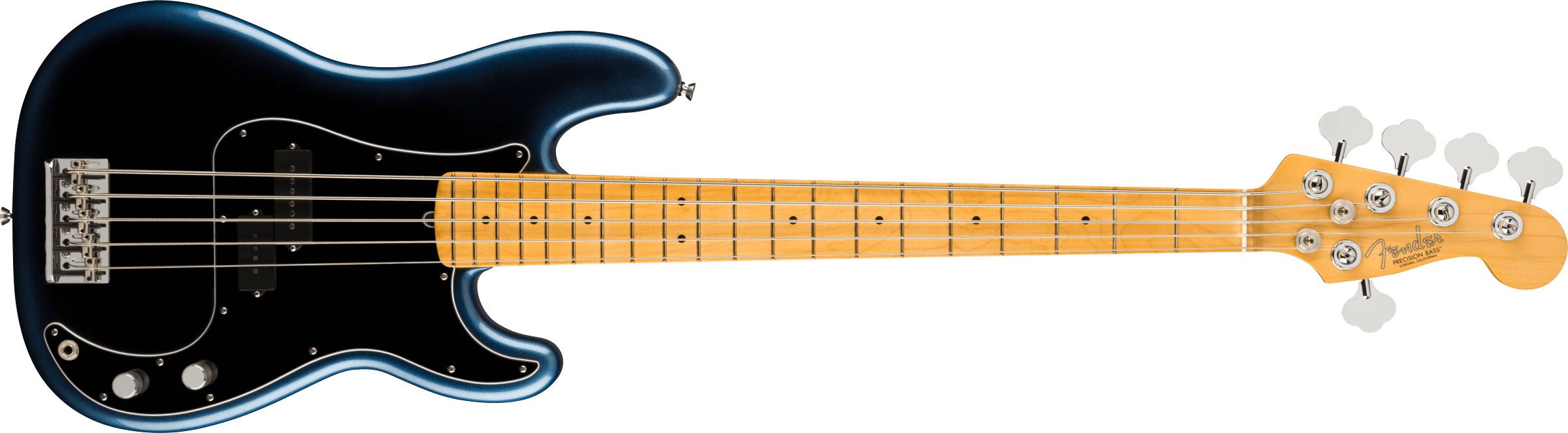Fender® American Professional II Precision Bass® V, Maple Fingerboard, Dark Night