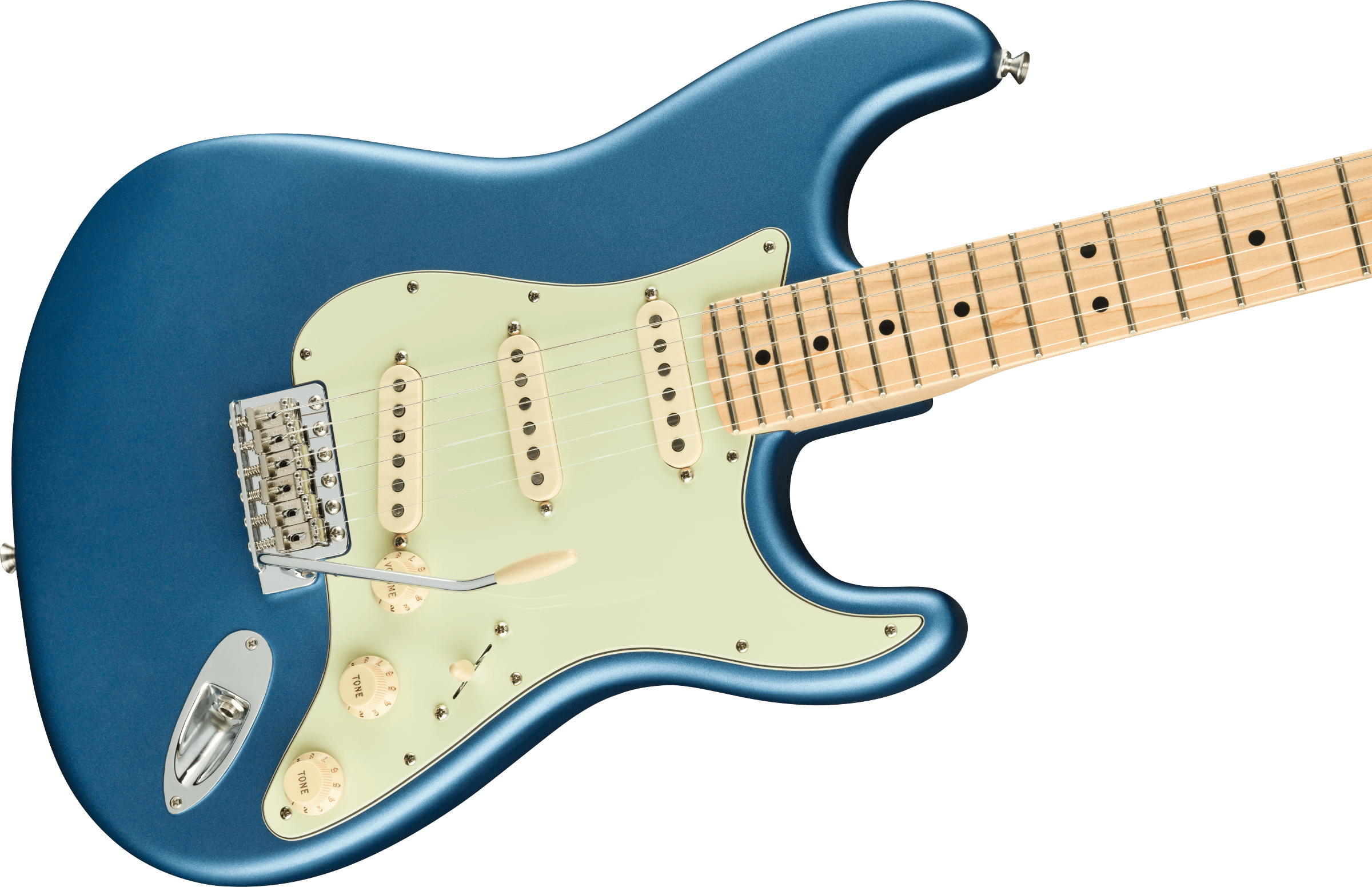 Fender® American Performer Stratocaster®, Maple Fingerboard, Satin Lake Placid Blue