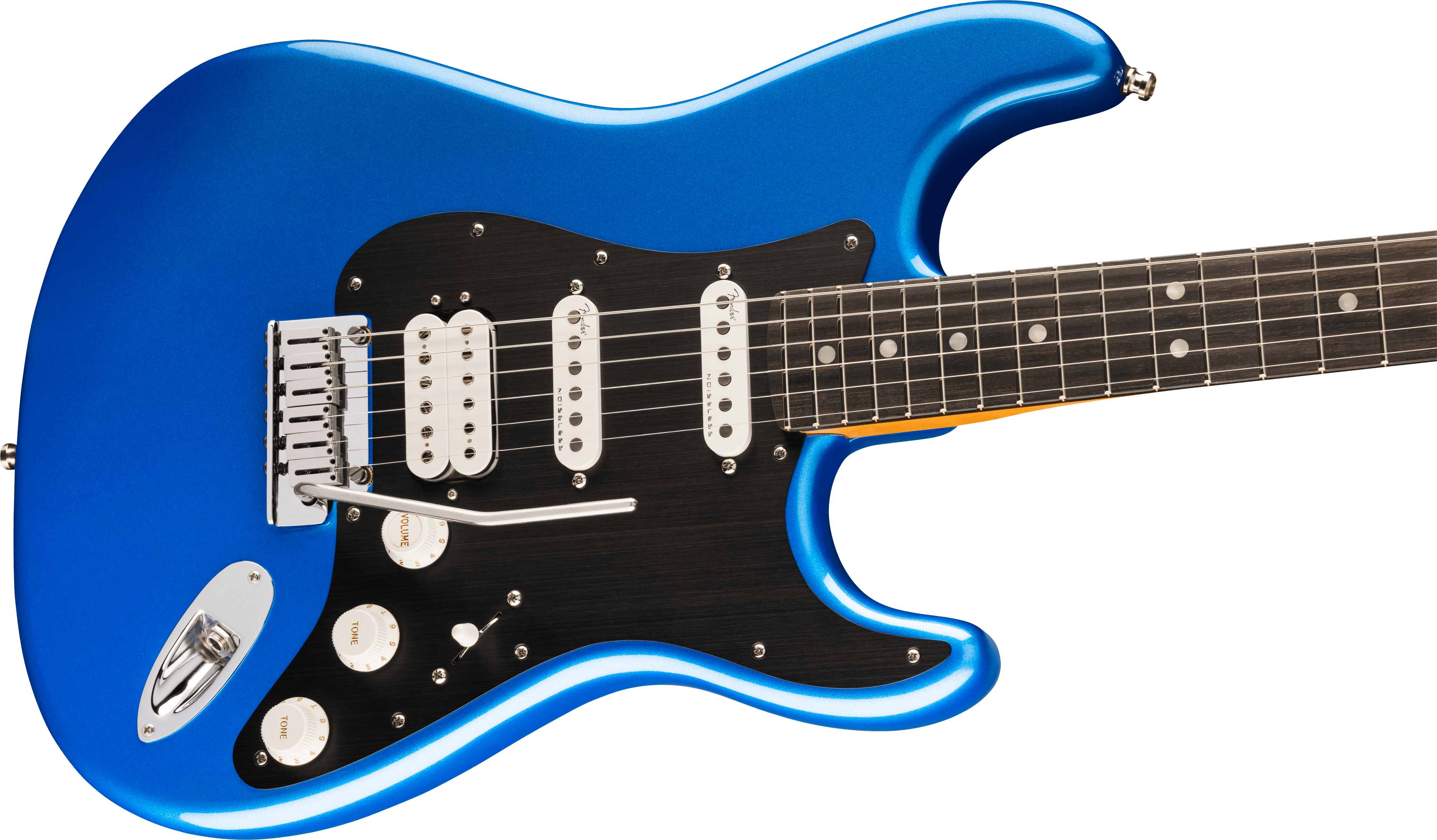 Fender® American Ultra II Stratocaster® HSS, Ebony Fingerboard, Noble Blue