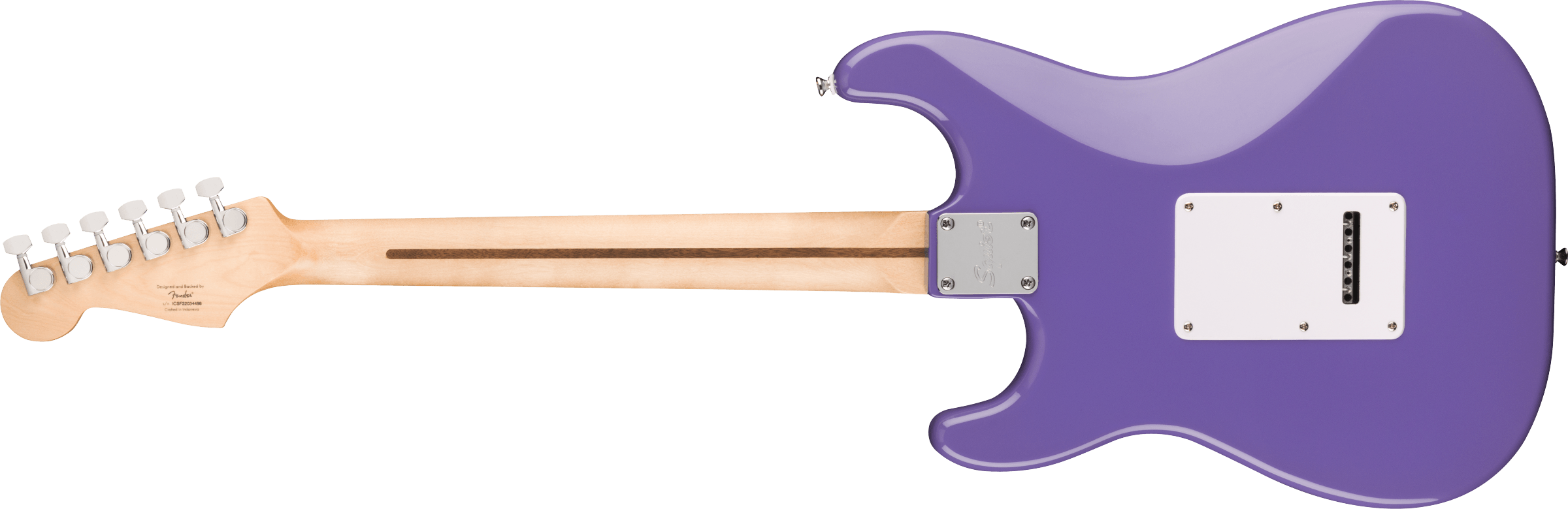 Squier® Sonic® Stratocaster®, Laurel Fingerboard, White Pickguard, Ultraviolet