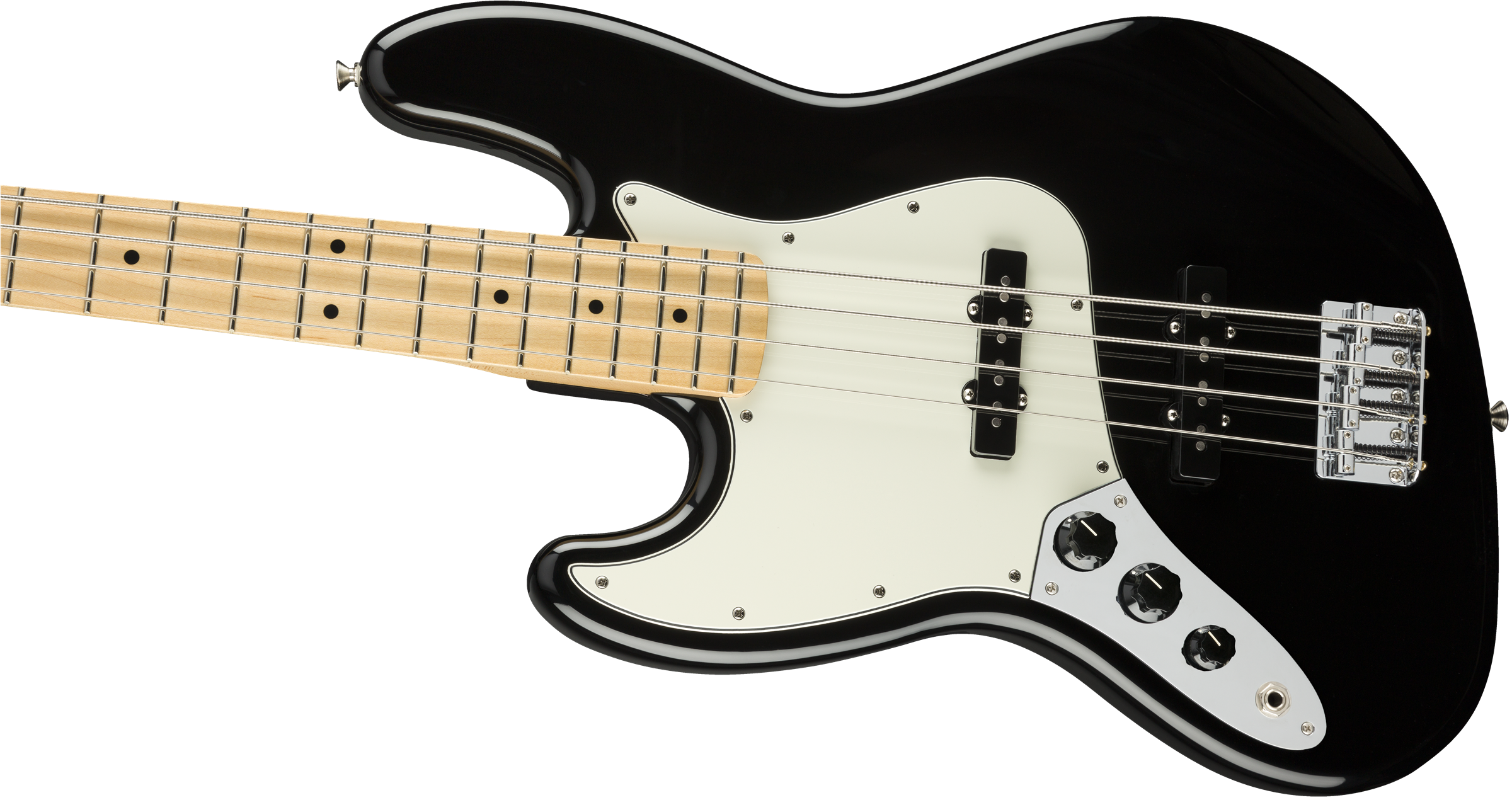 Fender® Player Jazz Bass® Left-Handed, Maple Fingerboard, Black