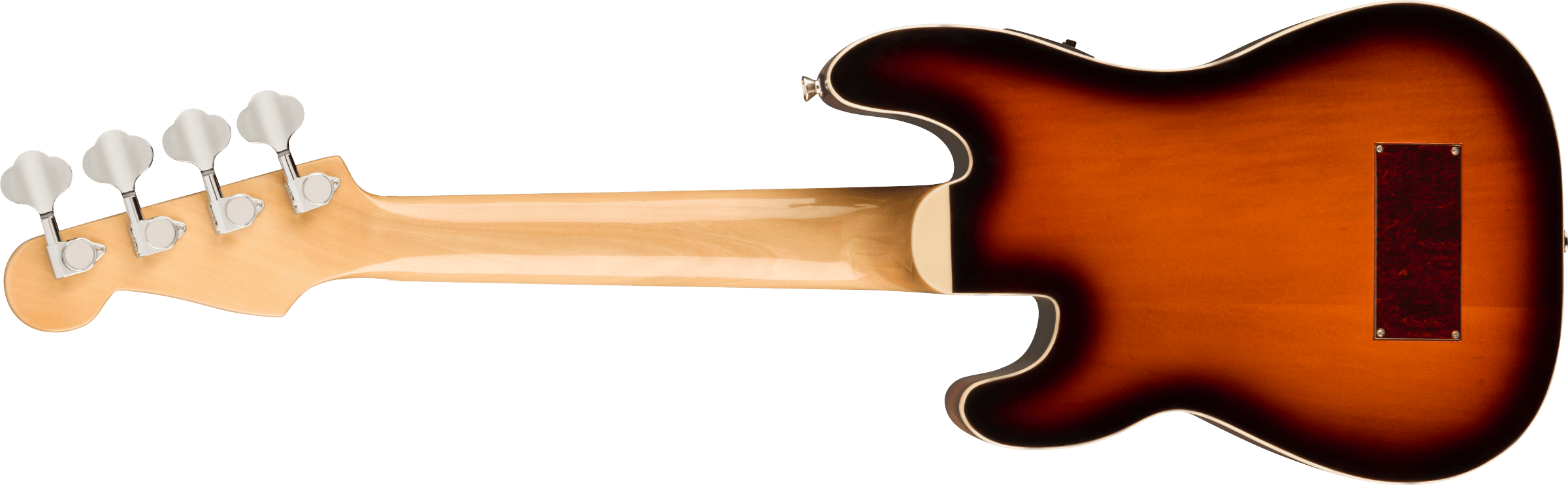 Fender® Fullerton Precision Bass® Uke, Walnut Fingerboard, Tortoiseshell Pickguard, 3-Color Sunburst