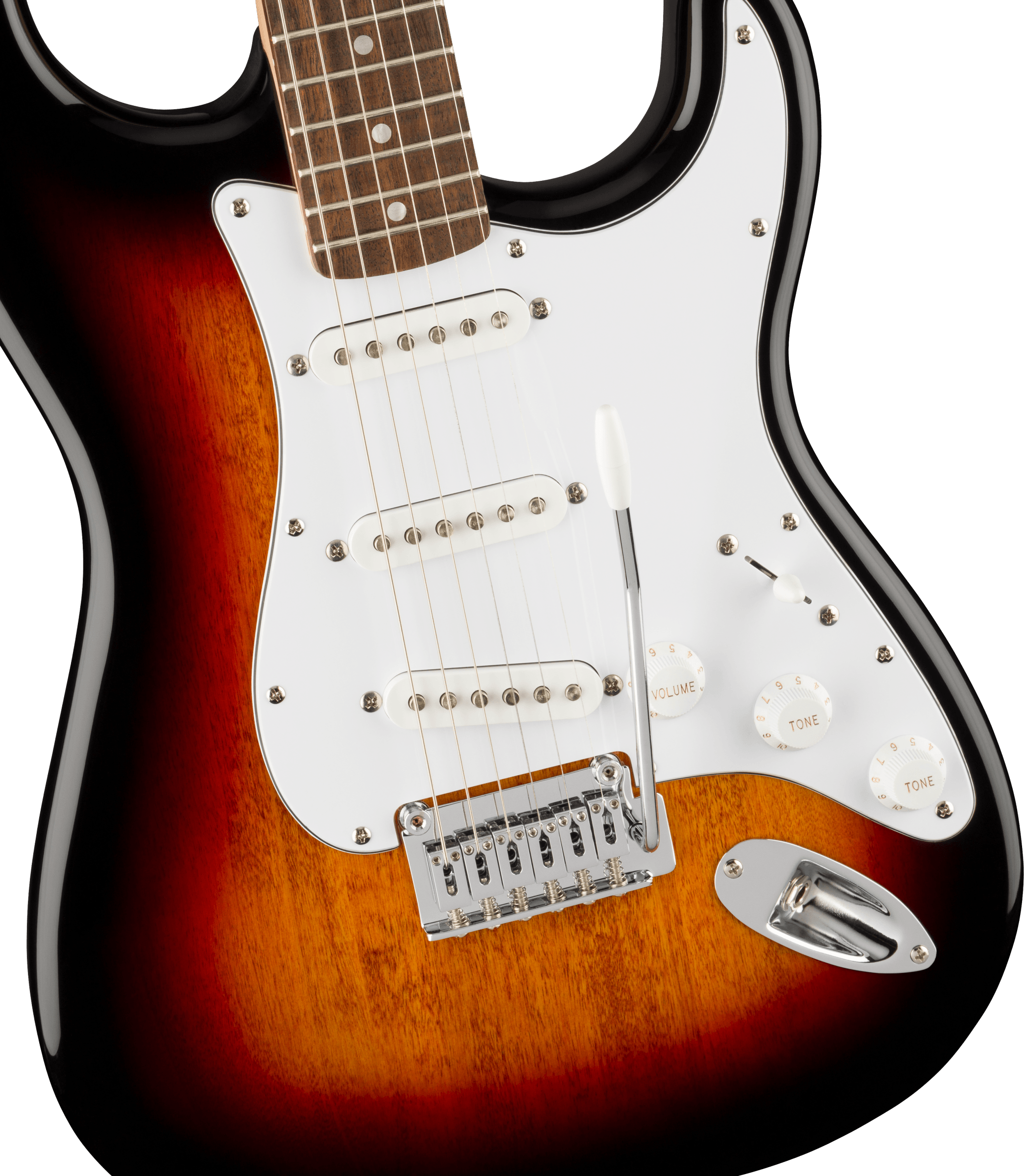 Squier®  Affinity Series™ Stratocaster®, Laurel Fingerboard, White Pickguard, 3-Color Sunburst