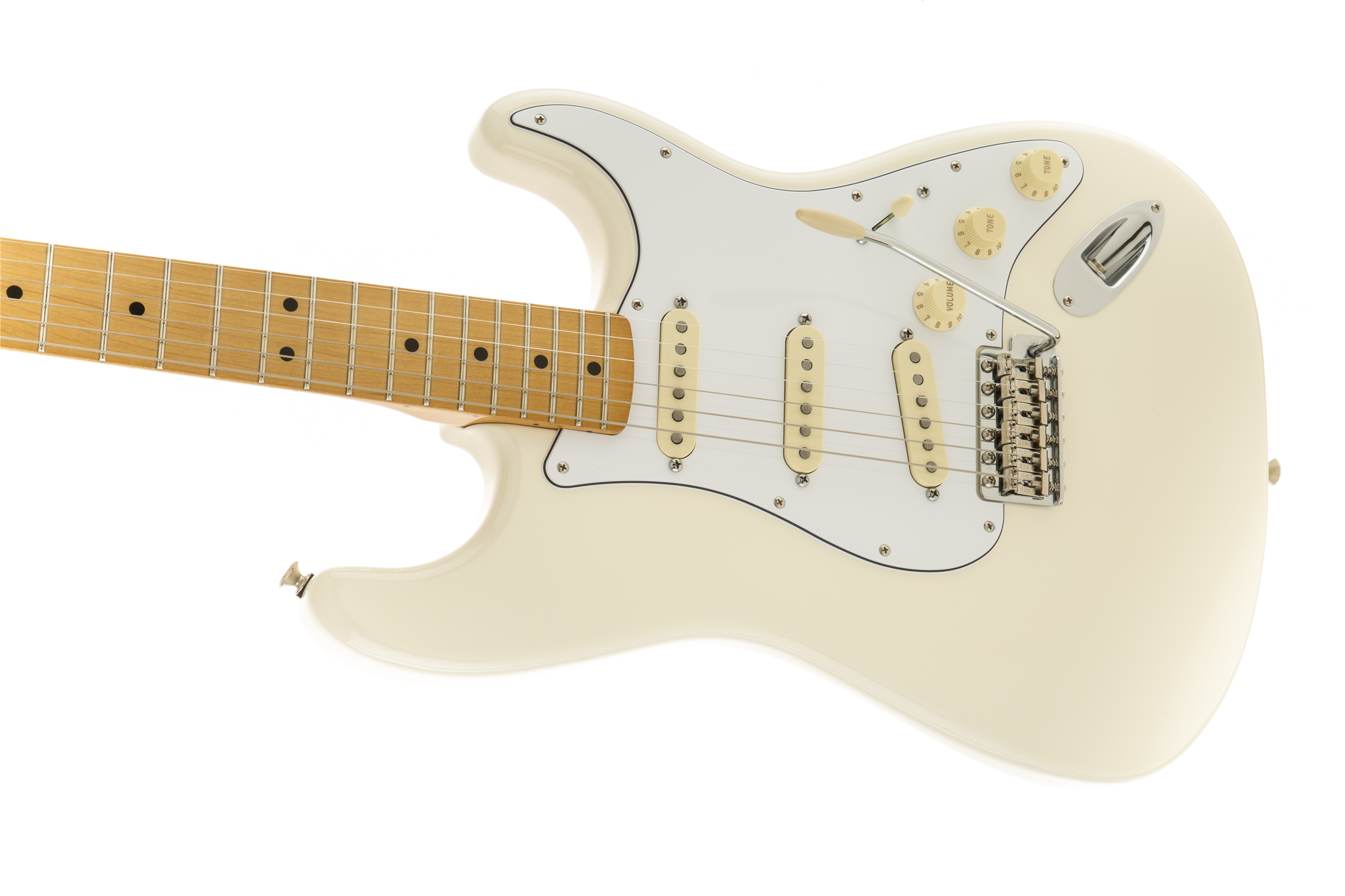 Fender® Jimi Hendrix Stratocaster®, Maple Fingerboard, Olympic White