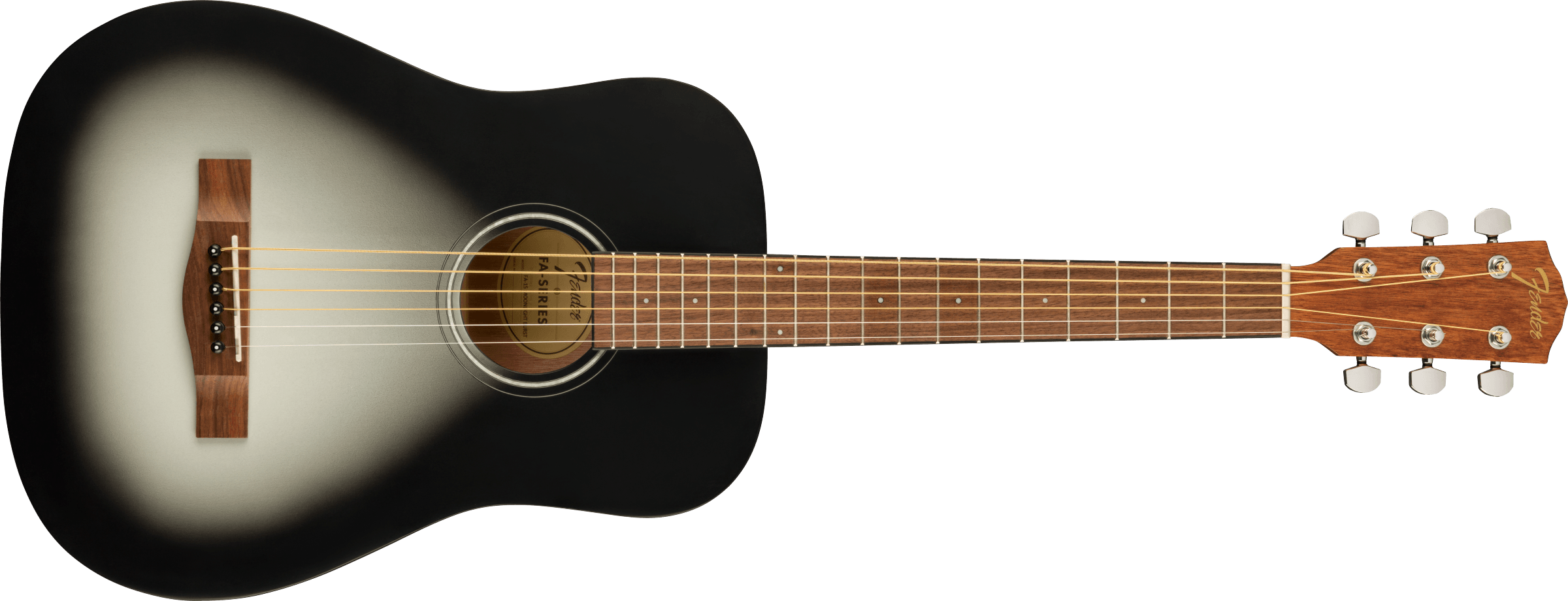 Fender® FA-15 3/4 Scale Steel with Gig Bag, Walnut Fingerboard, Moonlight Burst