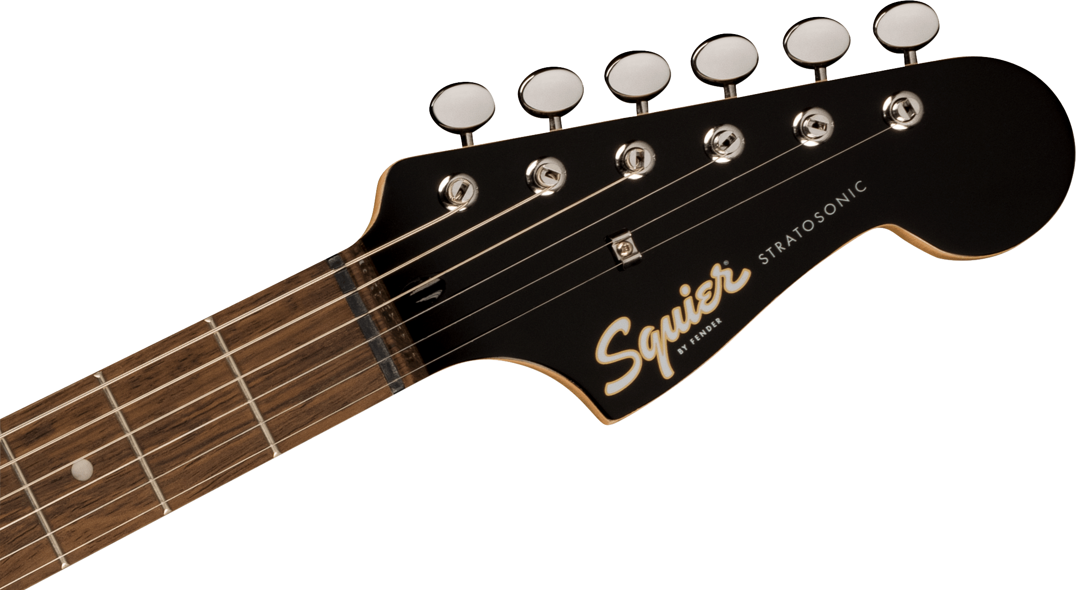 Squier® Paranormal Strat-O-Sonic, Laurel Fingerboard, Black Pickguard, Vintage Blonde