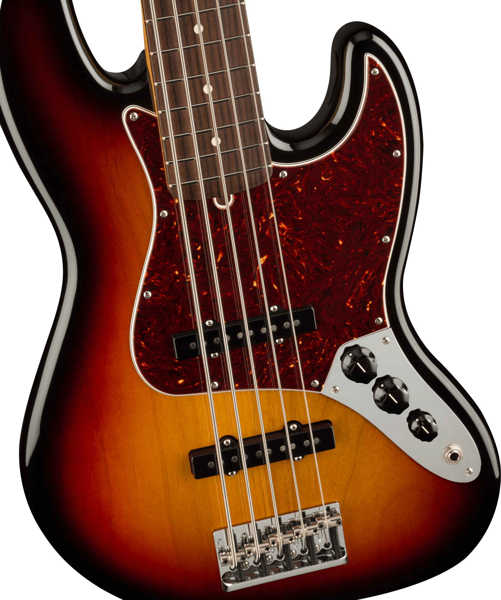 Fender® American Professional II Jazz Bass® V, Rosewood Fingerboard, 3-Color Sunburst