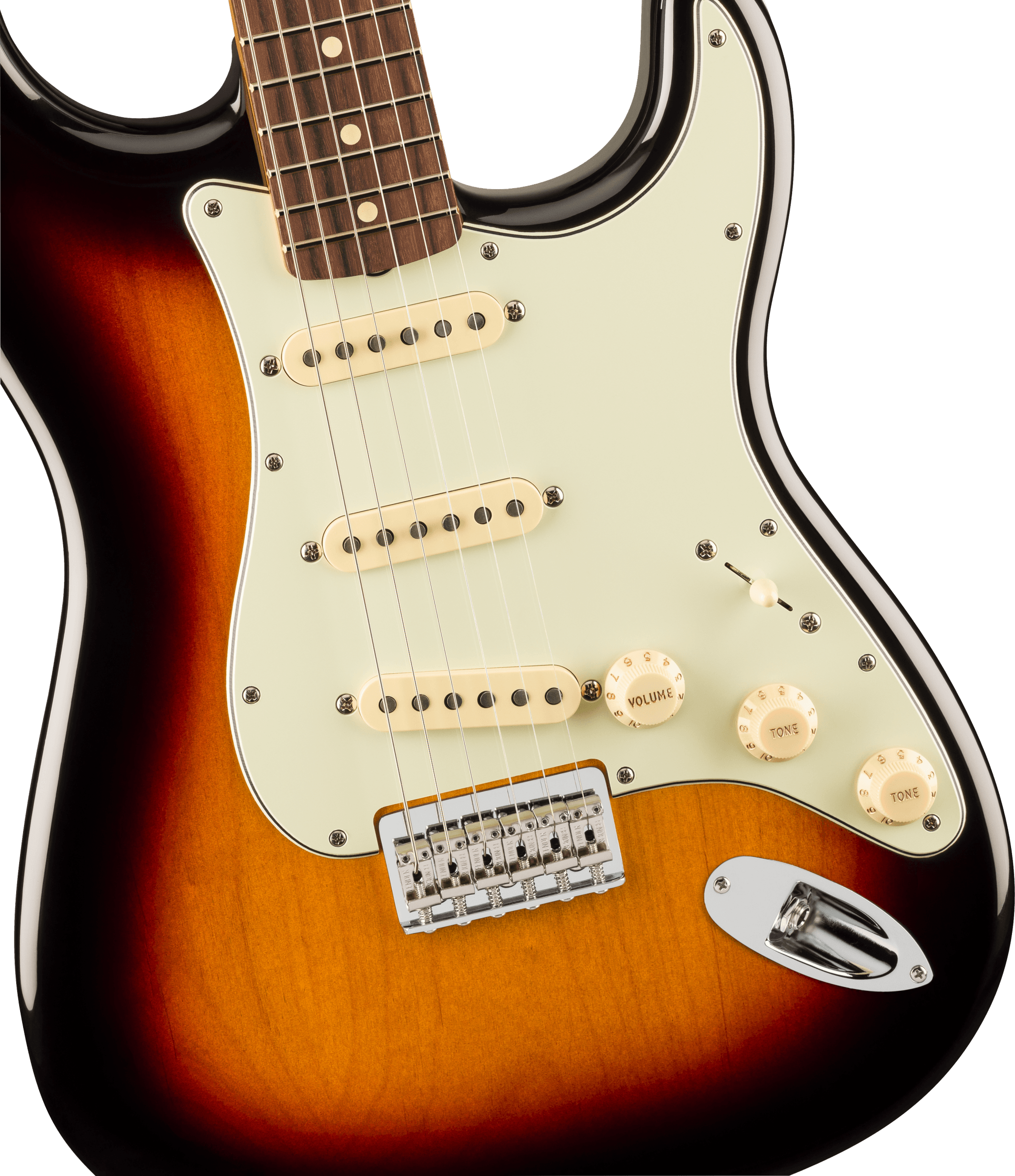 Fender® Robert Cray Stratocaster®, Rosewood Fingerboard, 3-Color Sunburst