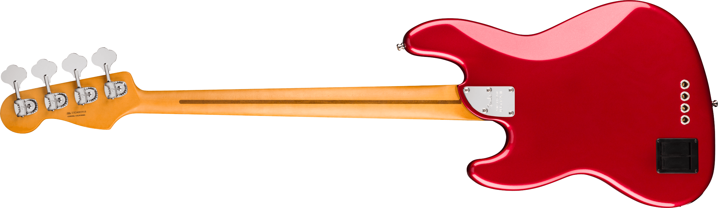 Fender® American Ultra II Jazz Bass®, Maple Fingerboard, Sinister Red