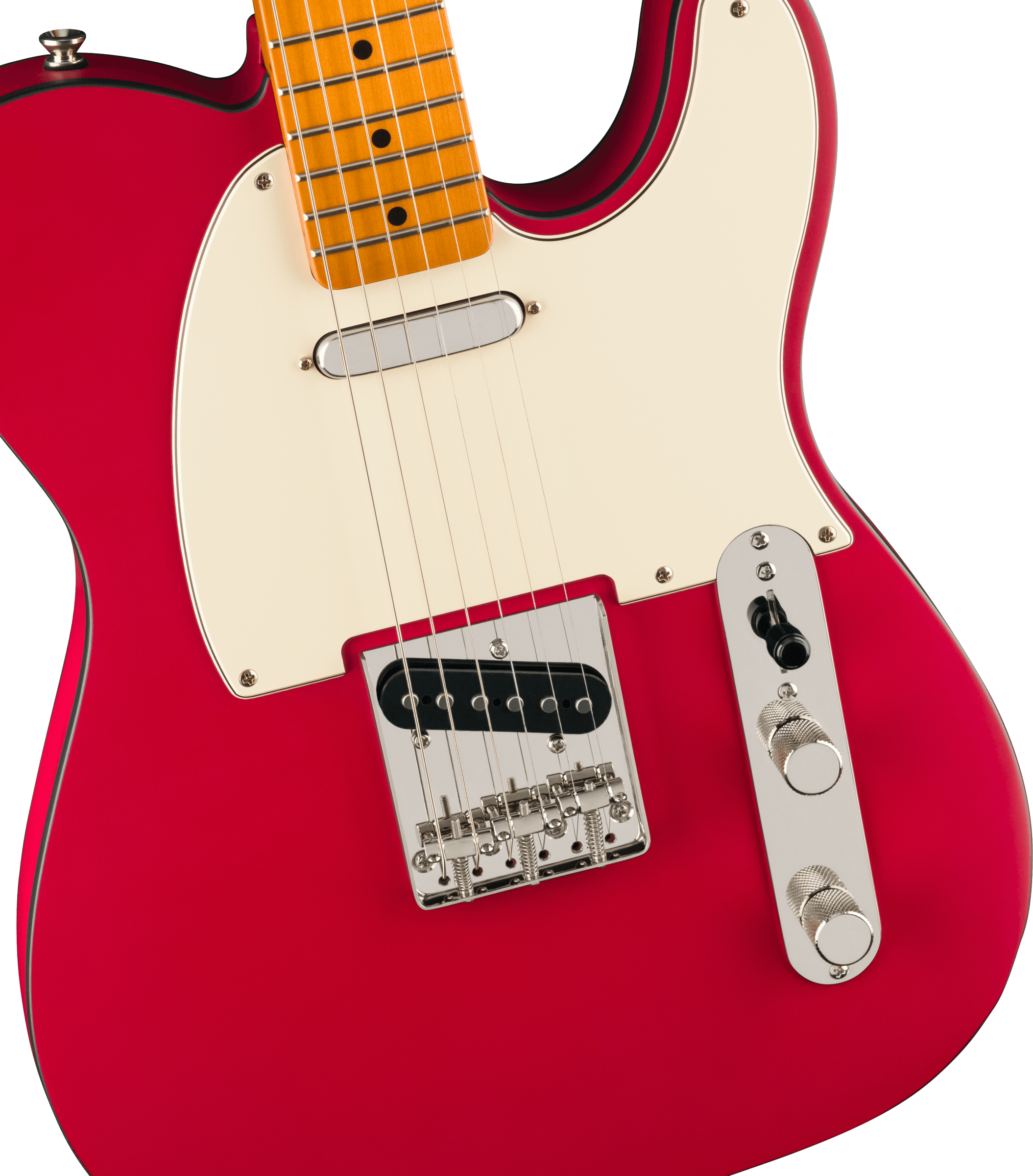 Squier® Limited Edition Classic Vibe™ '60s Custom Telecaster®, Maple Fingerboard, Parchment Pickguard, Satin Dakota Red