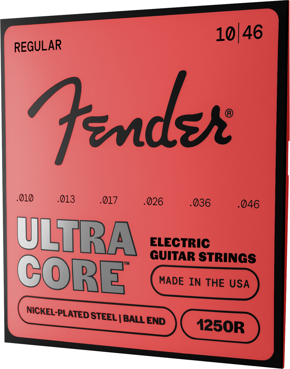Ultracore™ 1250R Guitar Strings, Nickel-Plated Steel, Ball End, Gauges .010-.046
