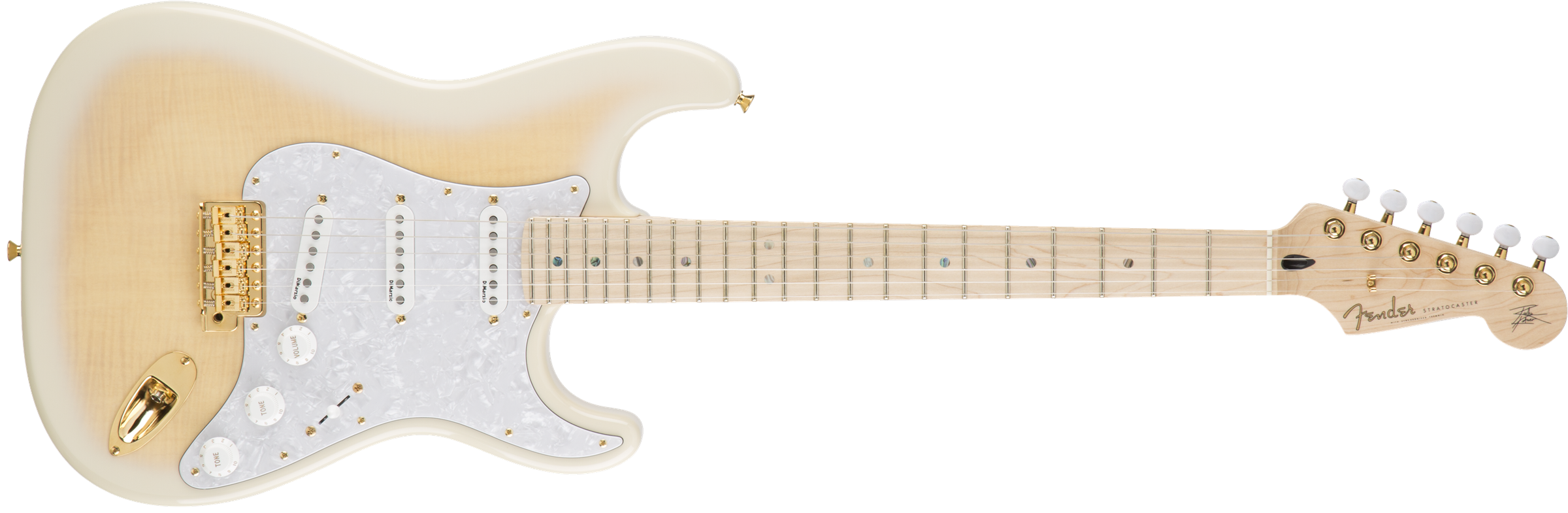 Fender® Richie Kotzen Stratocaster®, Maple Fingerboard, Transparent White Burst