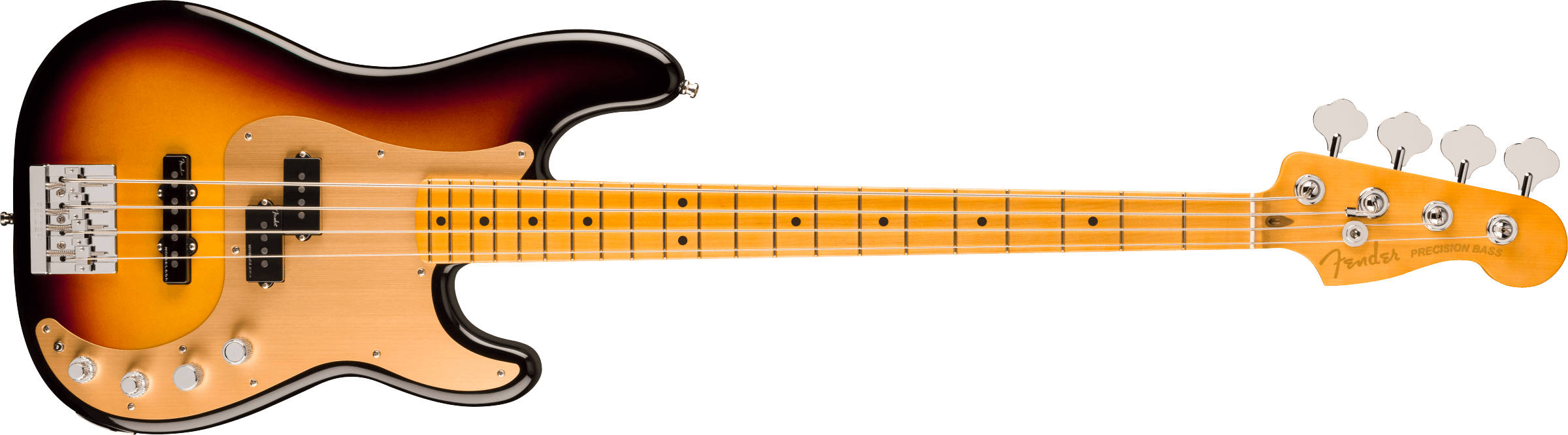 Fender® American Ultra II Precision Bass®, Maple Fingerboard, Ultraburst