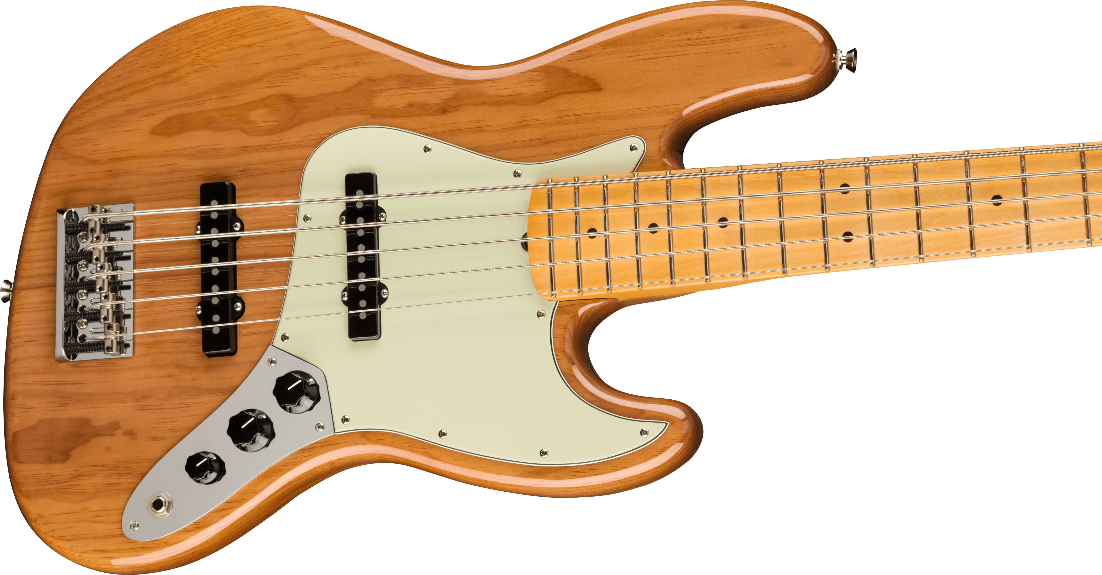 Fender® American Professional II Jazz Bass® V, Maple Fingerboard, Roasted Pine