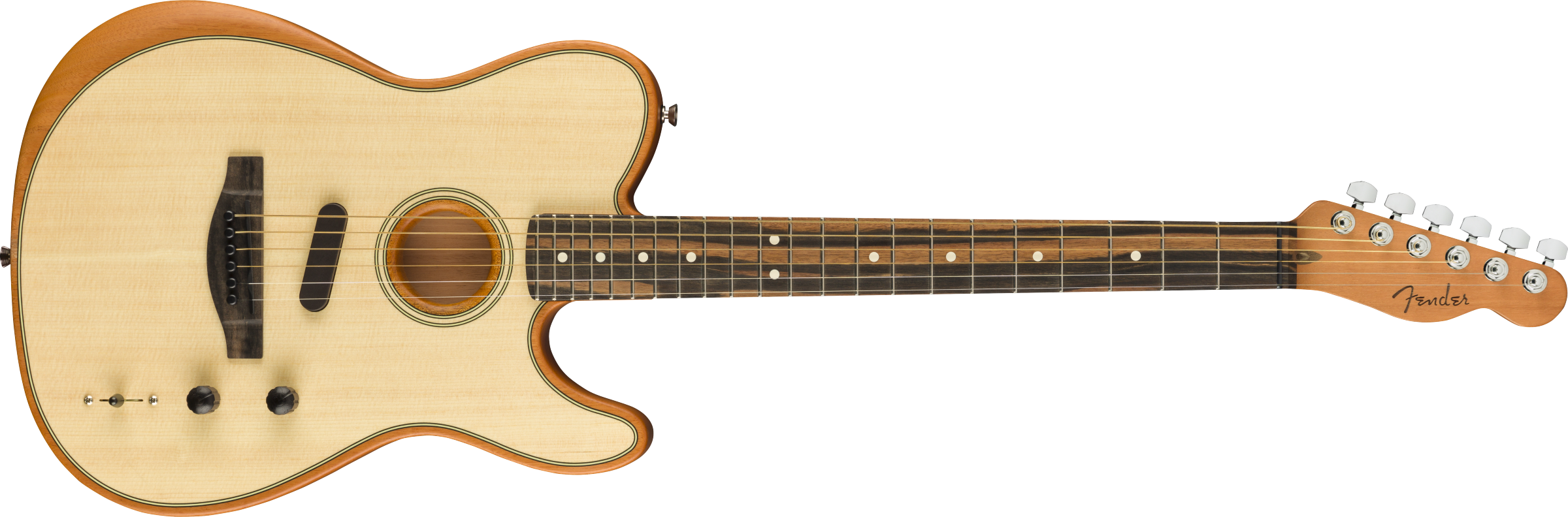 Fender® American Acoustasonic® Telecaster®, Ebony Fingerboard, Natural
