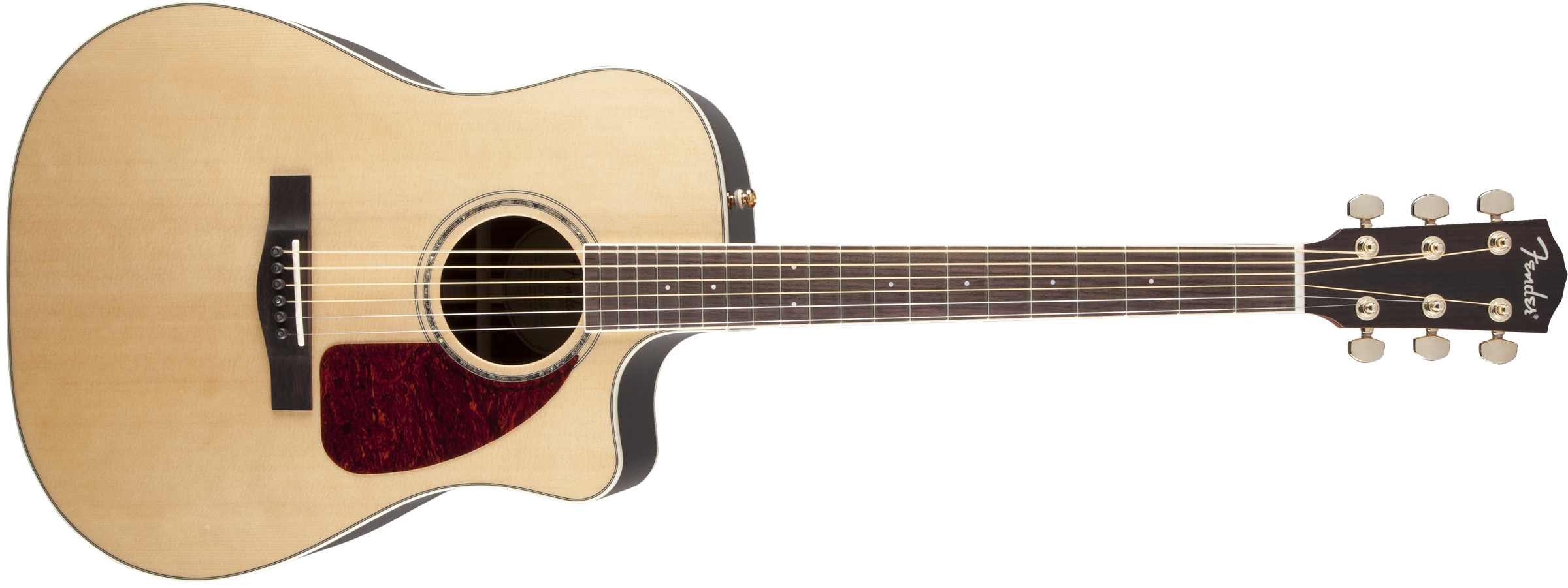 Fender® CD-320ASRWCE, Dreadnought C/A Electric, All Solid, Rosewood back/ sides, Rosewood Fingerboard, Natural