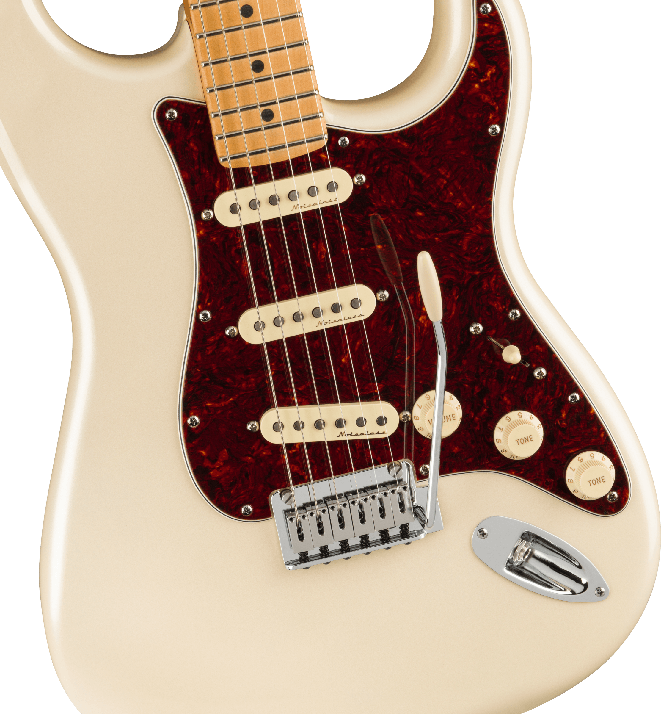 Fender® Player Plus Stratocaster®, Maple Fingerboard, Olympic Pearl