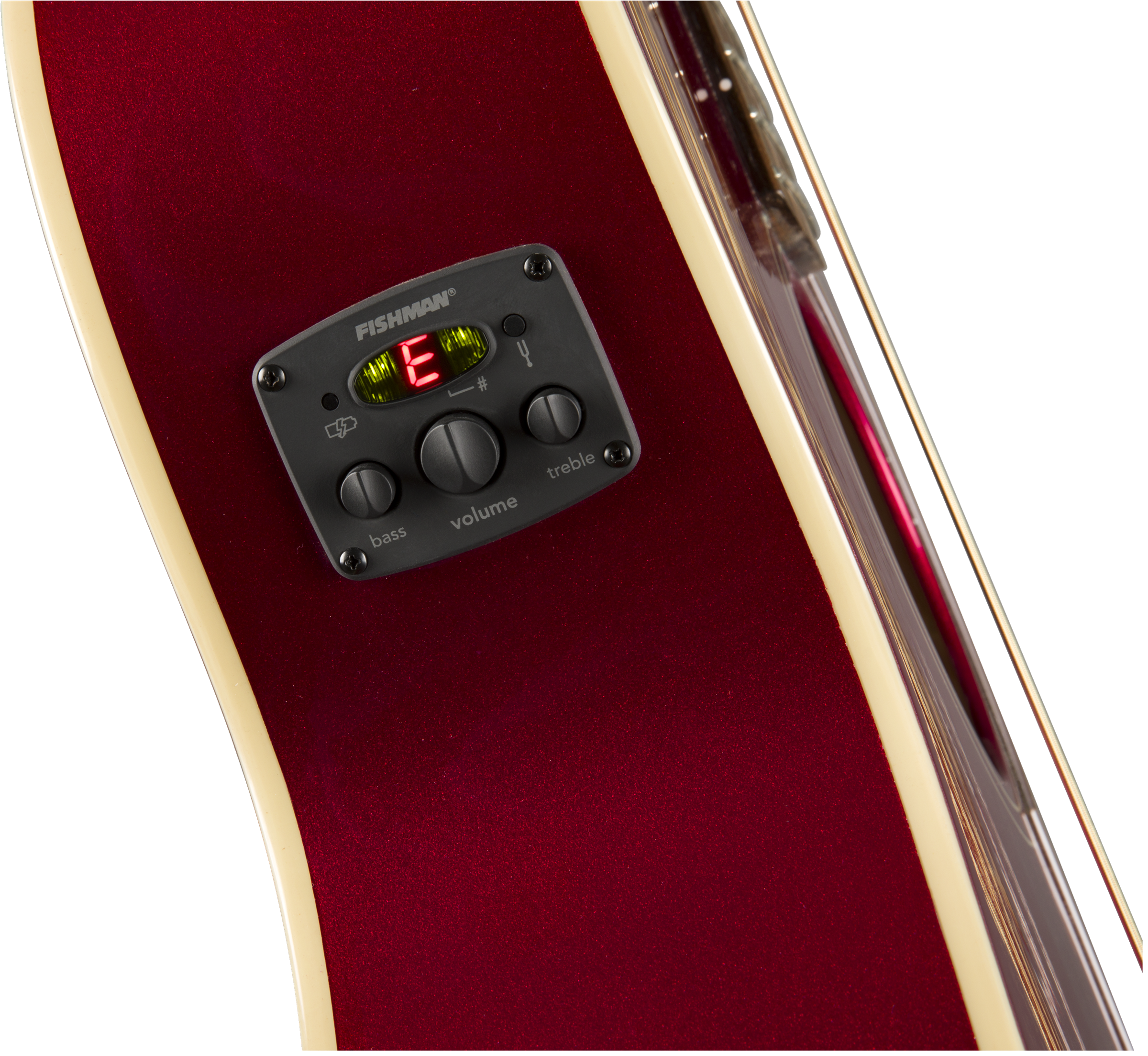 Fender® Newporter Player, Walnut Fingerboard, Candy Apple Red