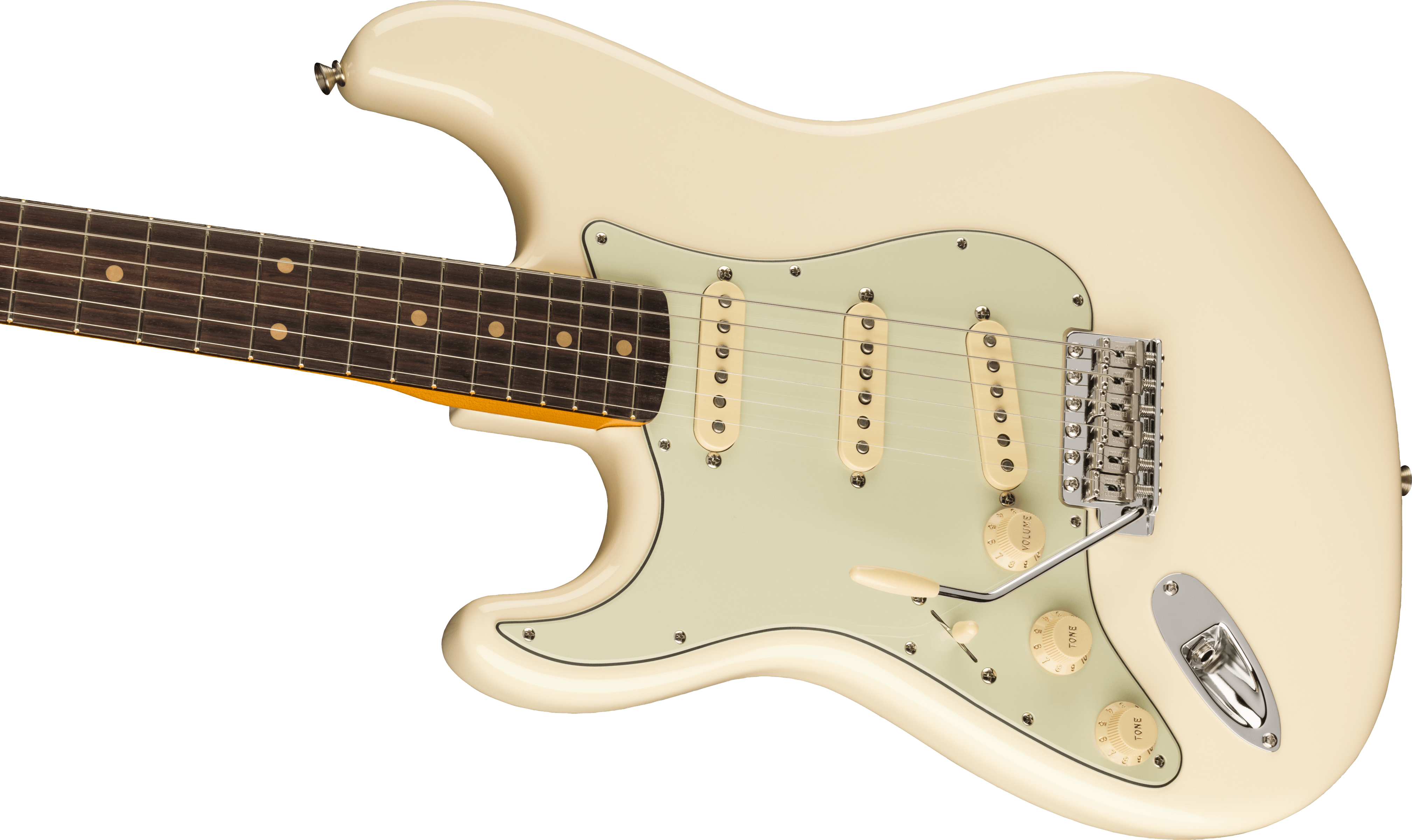 Fender® American Vintage II 1961 Stratocaster® Left-Hand, Rosewood Fingerboard, Olympic White