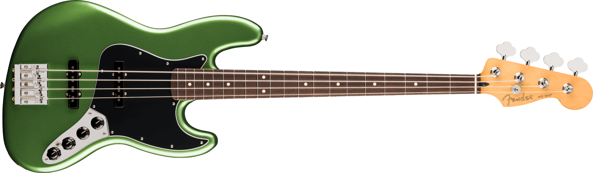 Fender® Player II Modified Active Jazz Bass®, Rosewood Fingerboard, Harvest Green Metallic