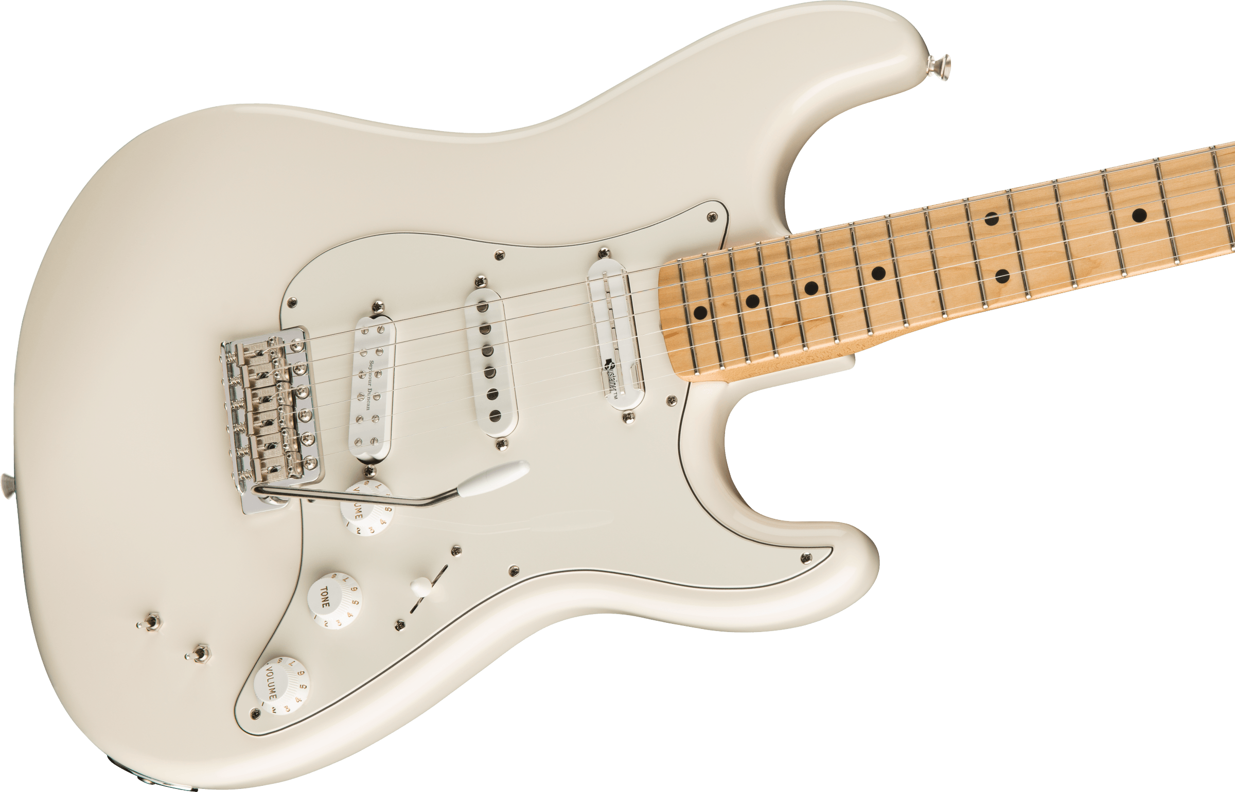 Fender® EOB Stratocaster®, Maple Fingerboard, Olympic White