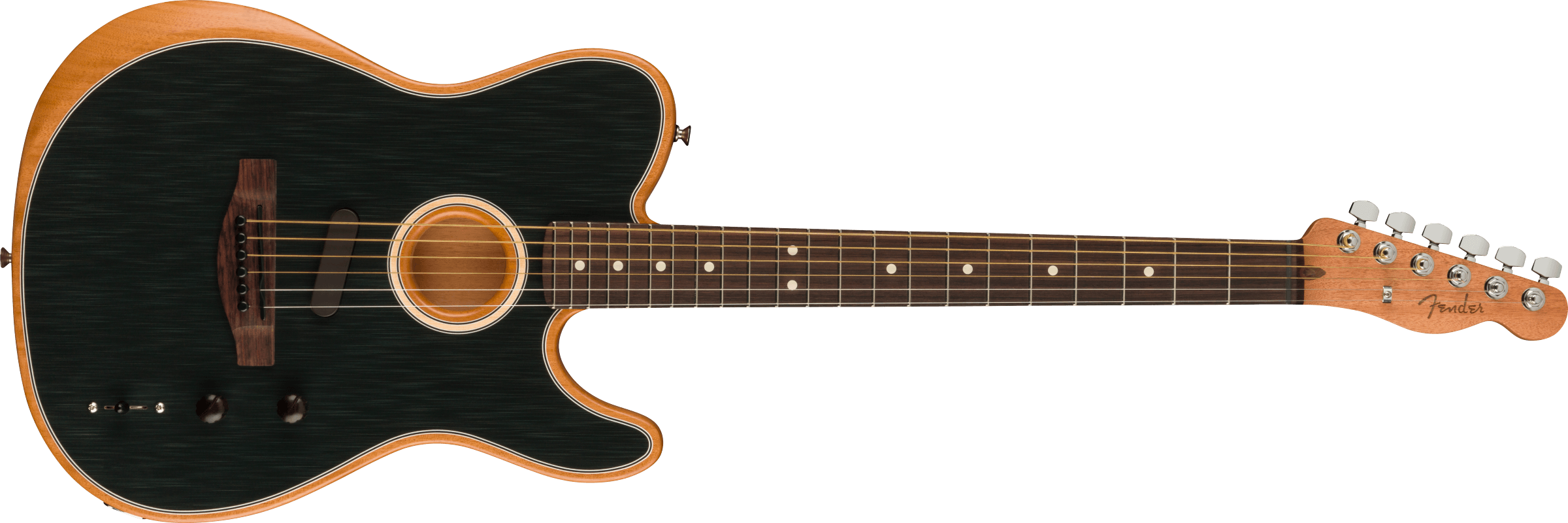 Fender® Acoustasonic® Player Telecaster®, Rosewood Fingerboard, Brushed Black