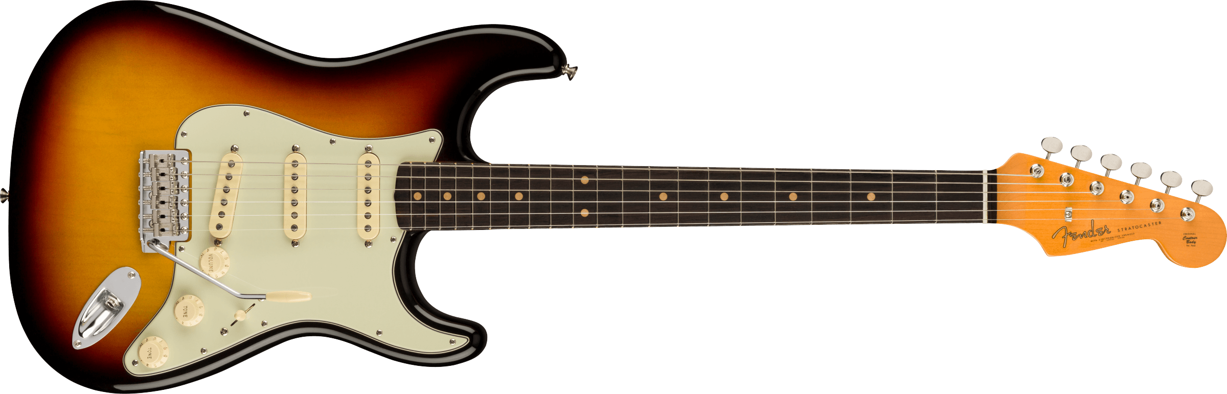 Fender® American Vintage II 1961 Stratocaster®, Rosewood Fingerboard, 3-Color Sunburst