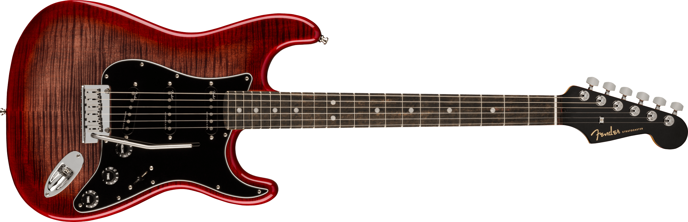 Fender® Limited Edition American Ultra Stratocaster®, Streaked Ebony Fingerboard, Umbra