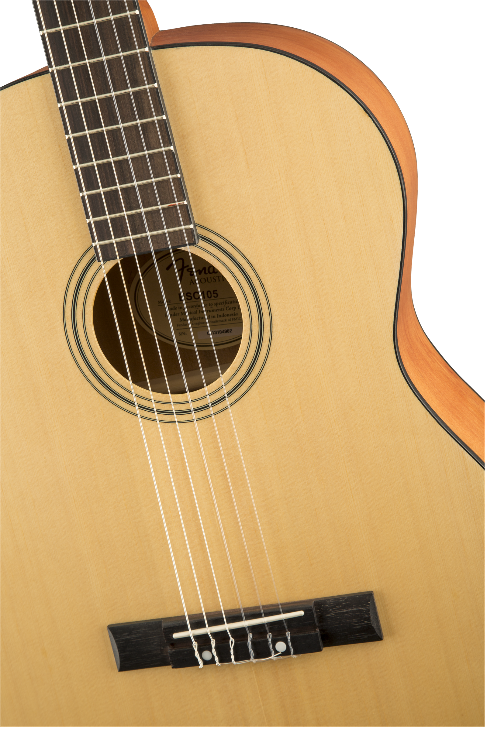 Fender® ESC-105 Educational Series Full Size Classical, Natural