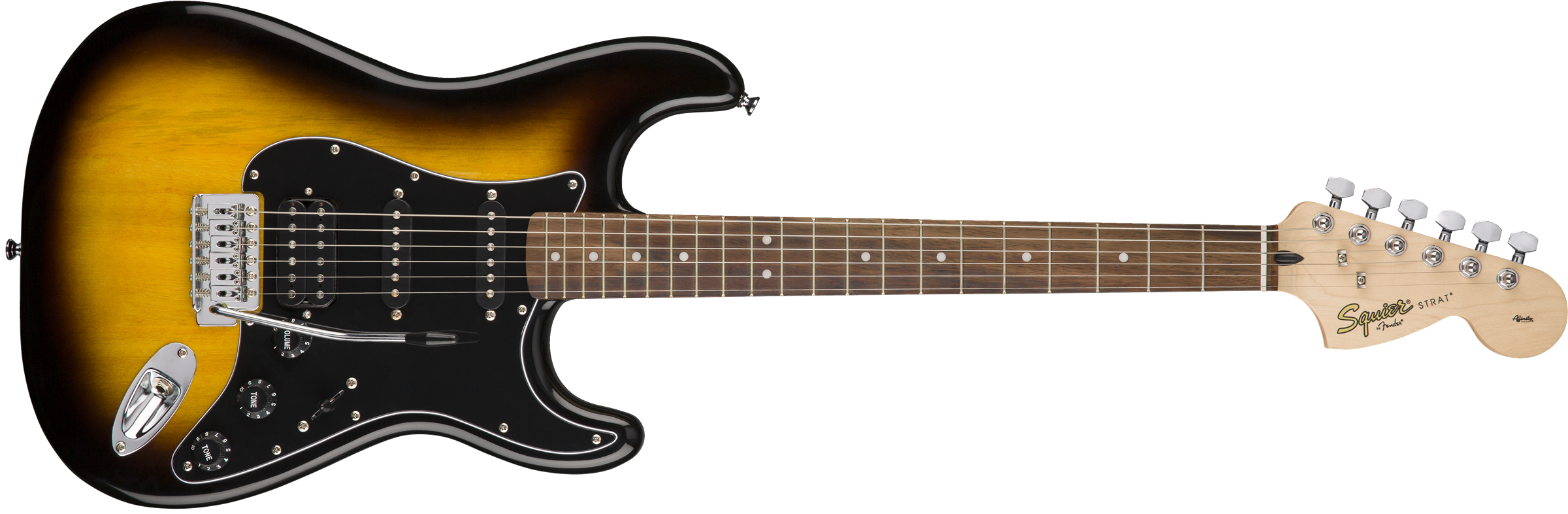 Squier® Affinity Series™ Stratocaster® HSS Pack, Laurel Fingerboard, Brown Sunburst, Gig Bag, 15G - 230V EU