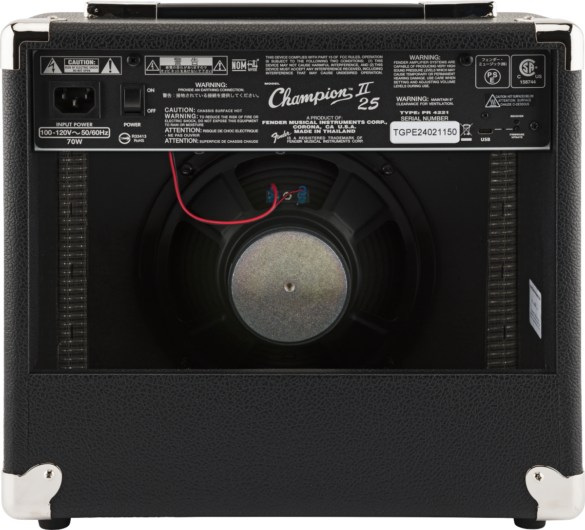 Fender® Champion™ II 25, 230V EU