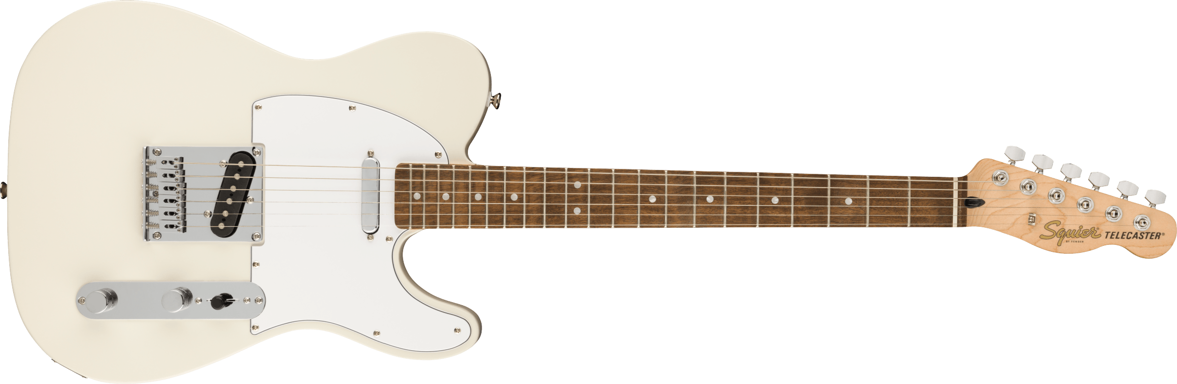 Squier® Affinity Series™ Telecaster®, Laurel Fingerboard, White Pickguard, Olympic White