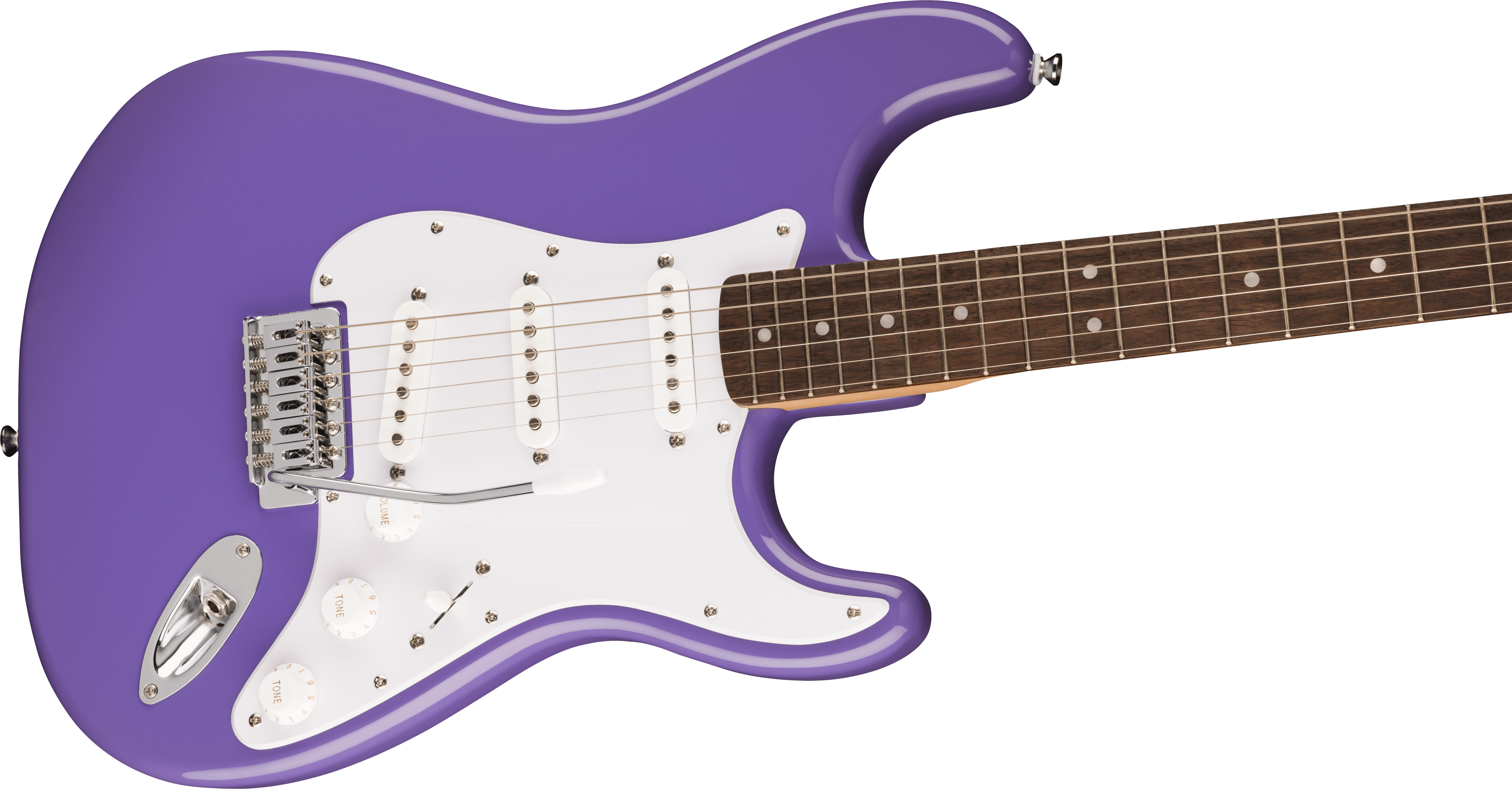 Squier® Sonic® Stratocaster®, Laurel Fingerboard, White Pickguard, Ultraviolet
