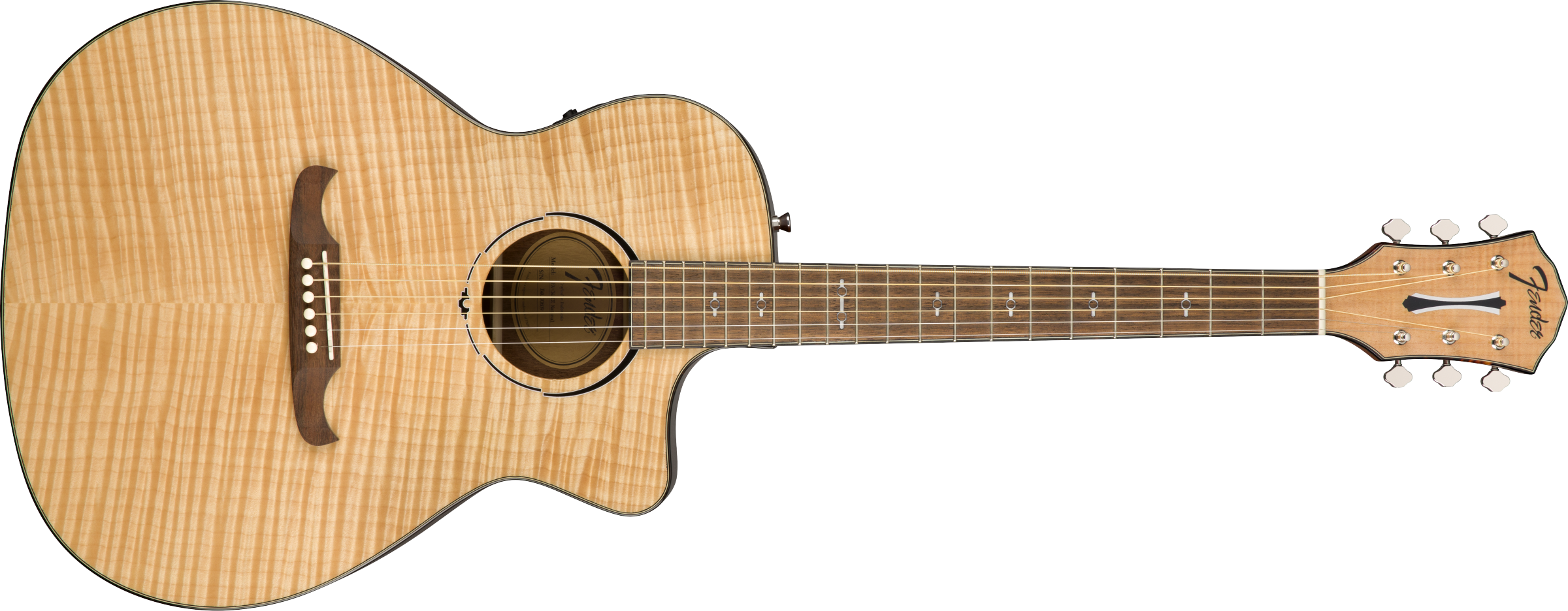Fender® FA-345CE Auditorium, Walnut Fingerboard, Natural