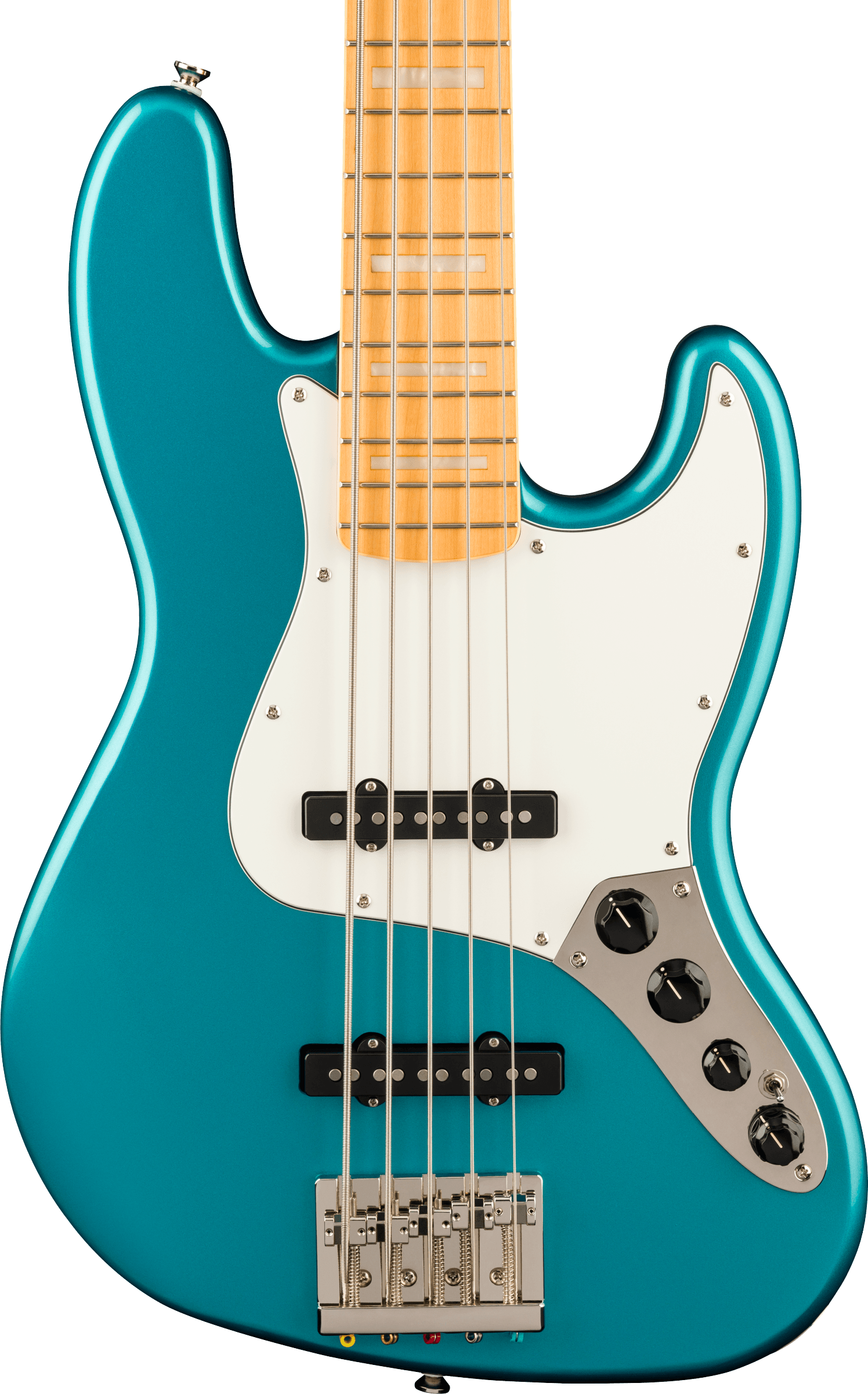 Squier® Classic Vibe™ Active '70s Jazz Bass®, Maple Fingerboard, Parchment Pickguard, Ocean Turquoise