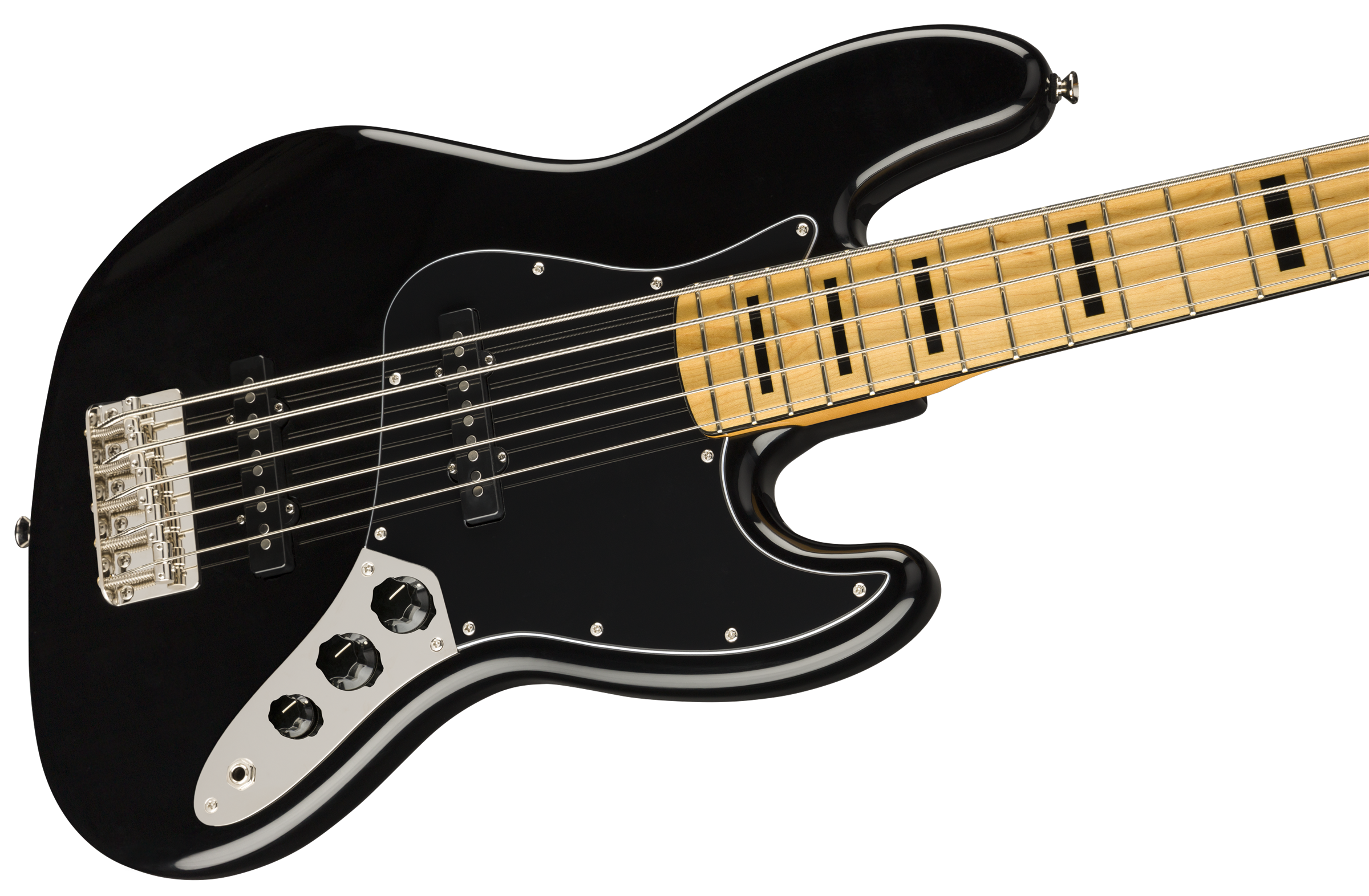 Squier® Classic Vibe '70s Jazz Bass® V, Maple Fingerboard, Black