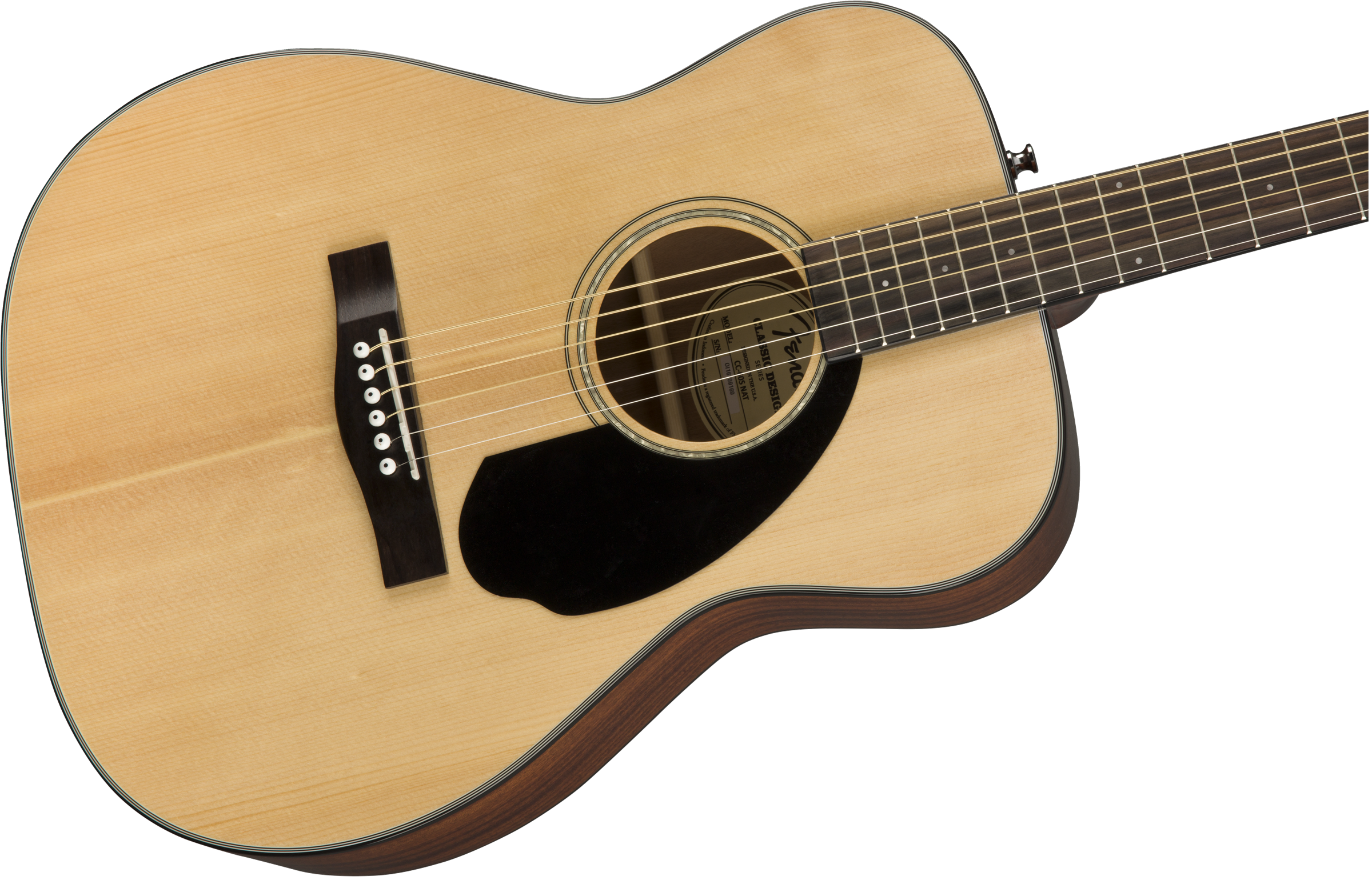 Fender® CC-60S Concert, Walnut Fingerboard, Natural
