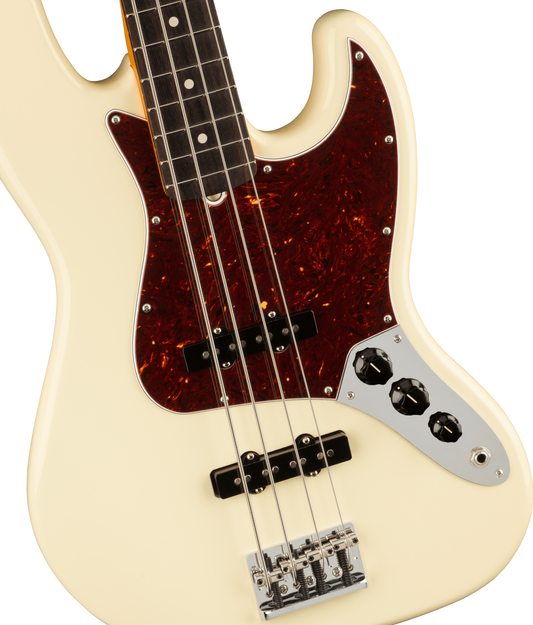 Fender® American Professional II Jazz Bass®, Rosewood Fingerboard, Olympic White