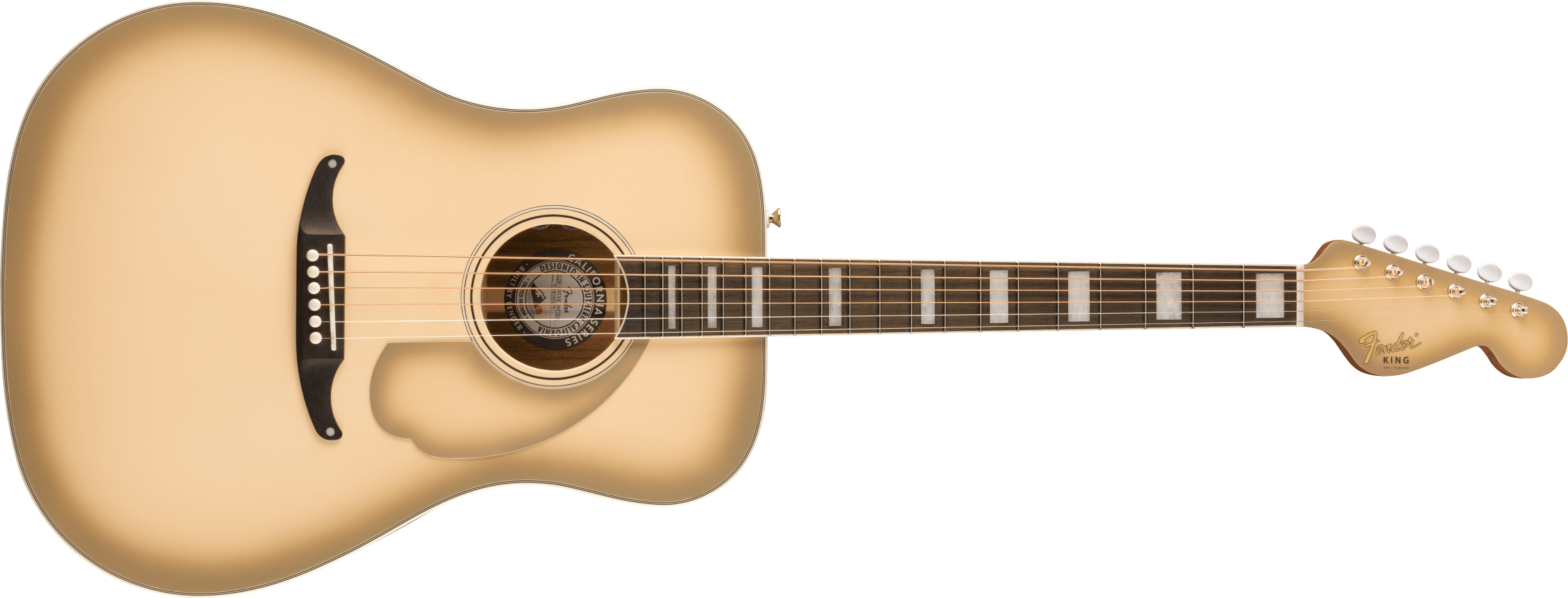 Fender® Limited Edition California Vintage King with Case, Antigua Pickguard, Antigua