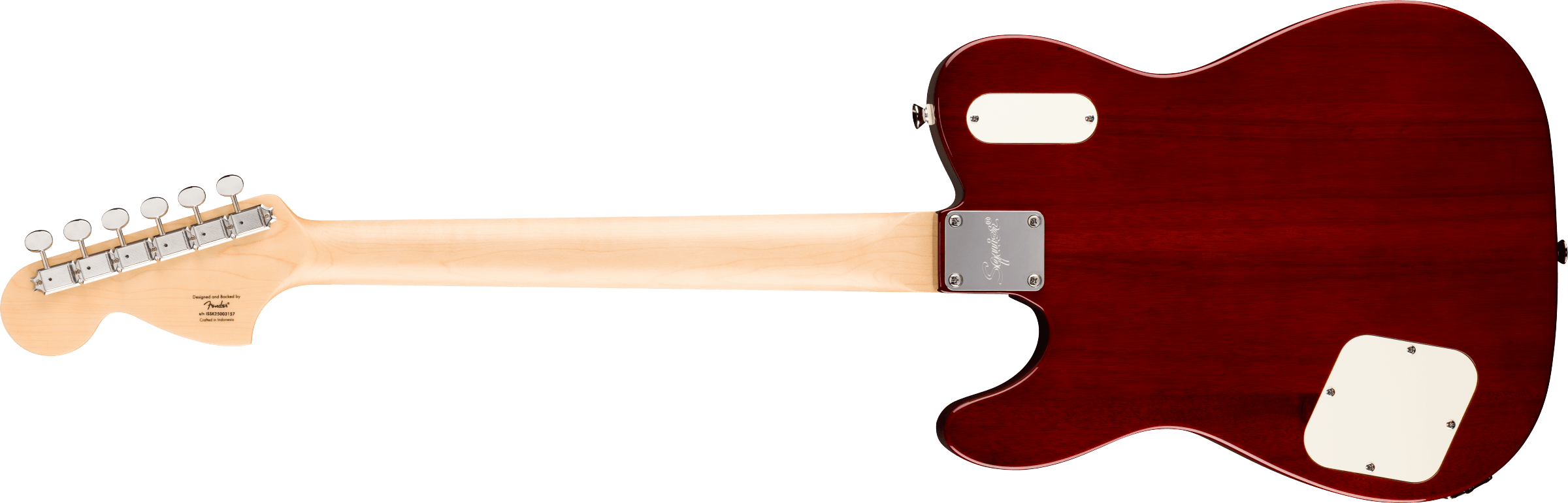 Squier® Paranormal Troublemaker Telecaster® Deluxe Bigsby®, Laurel Fingerboard, Parchment Pickguard, Honey Sunburst