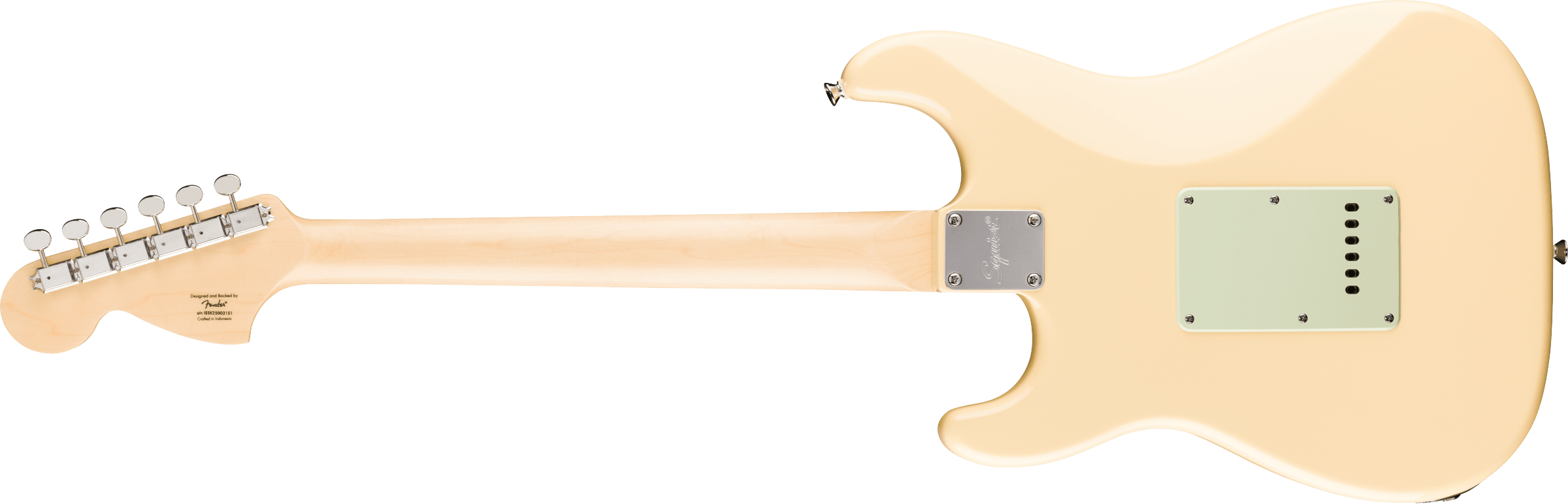 Squier® Paranormal Stratocaster® Deluxe, Laurel Fingerboard, Mint Pickguard, Vintage White